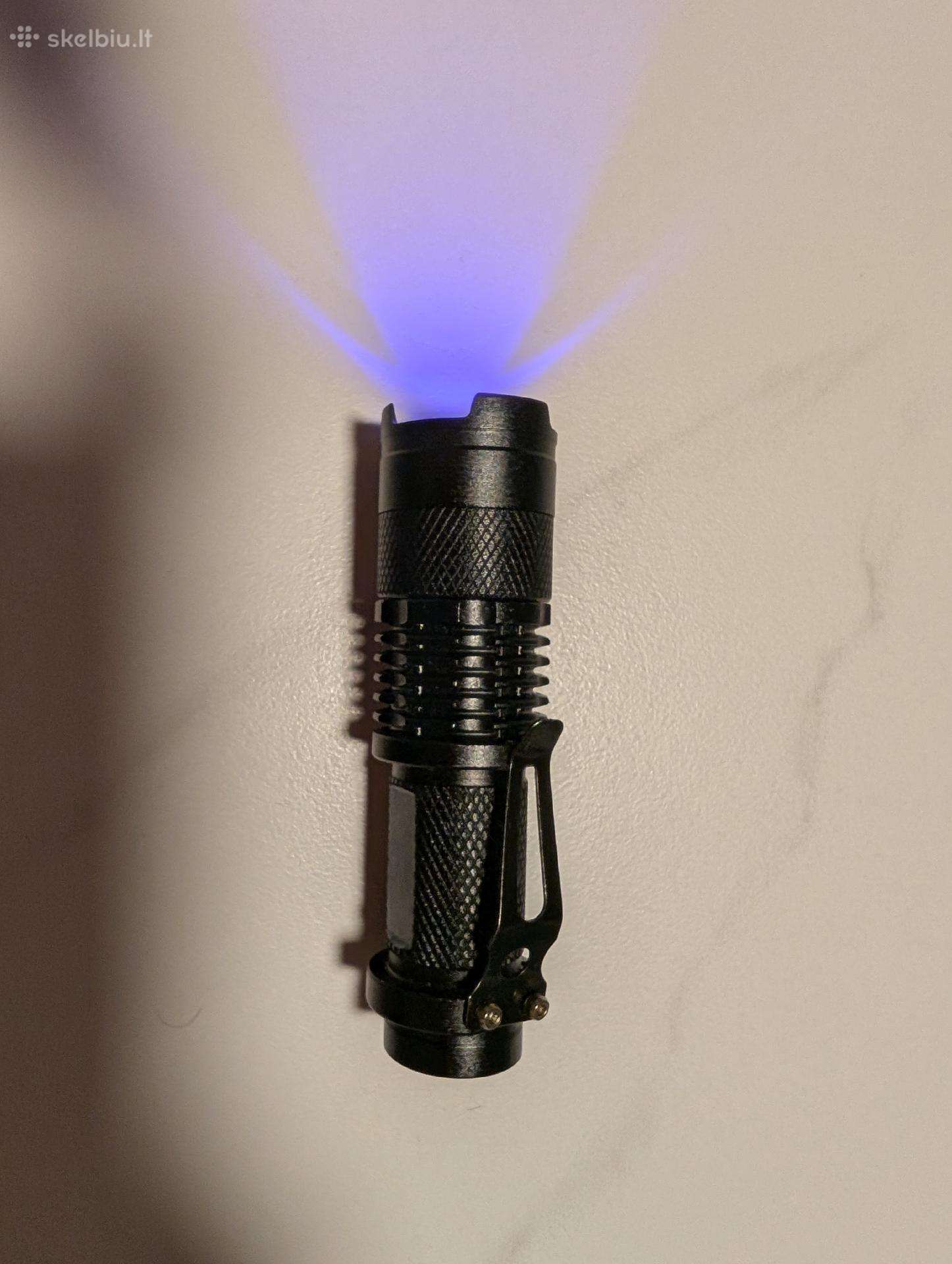 Uv/LED žibintuvėlis