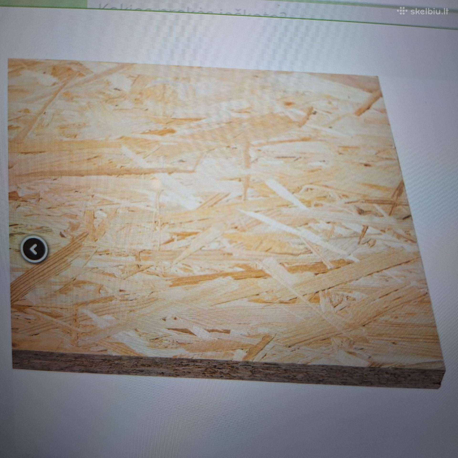 Parduodu Osb-3 plokštes 2500x1250x15mm . Vnt-12€.