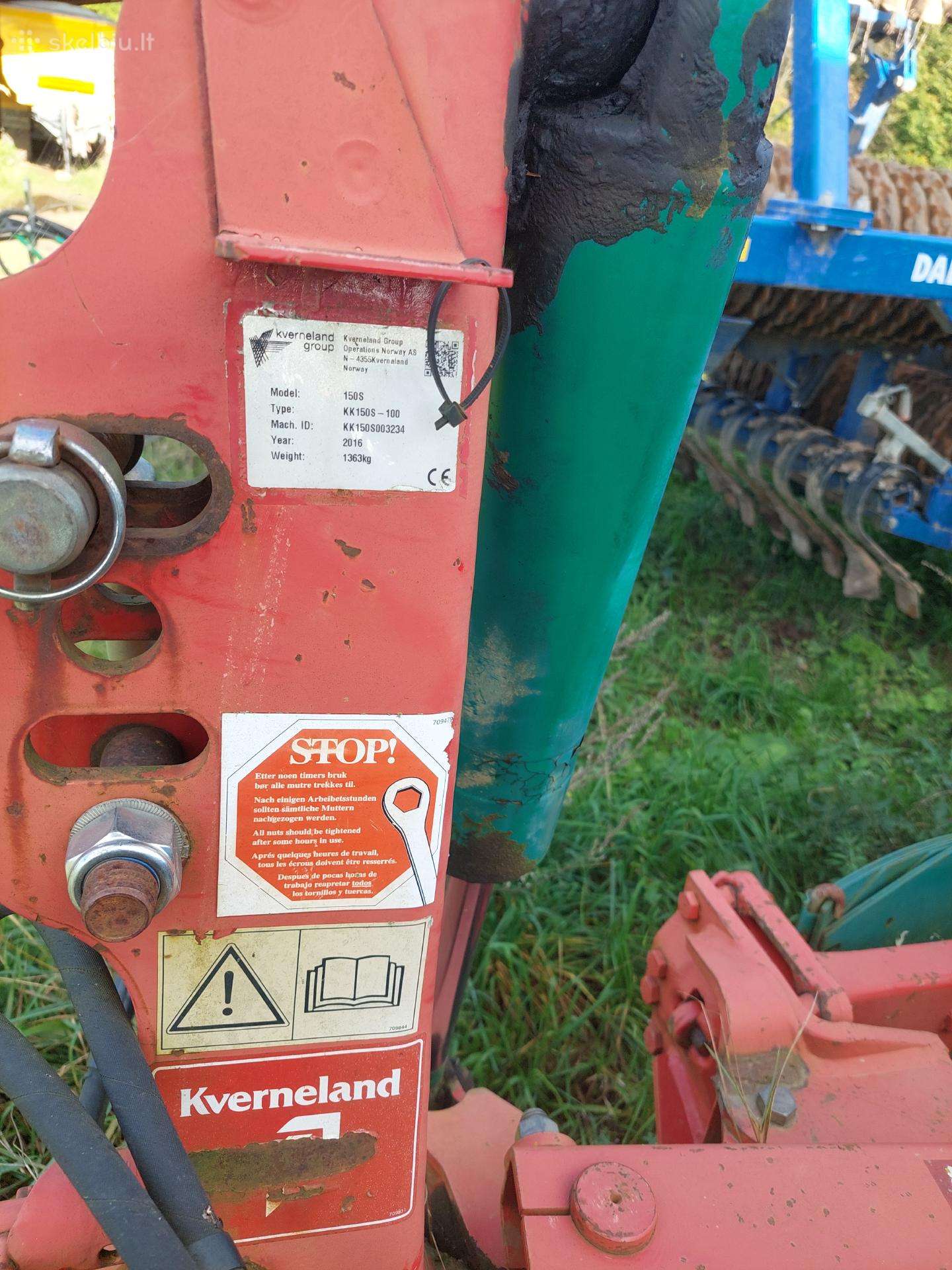 Kverneland 150, arkli