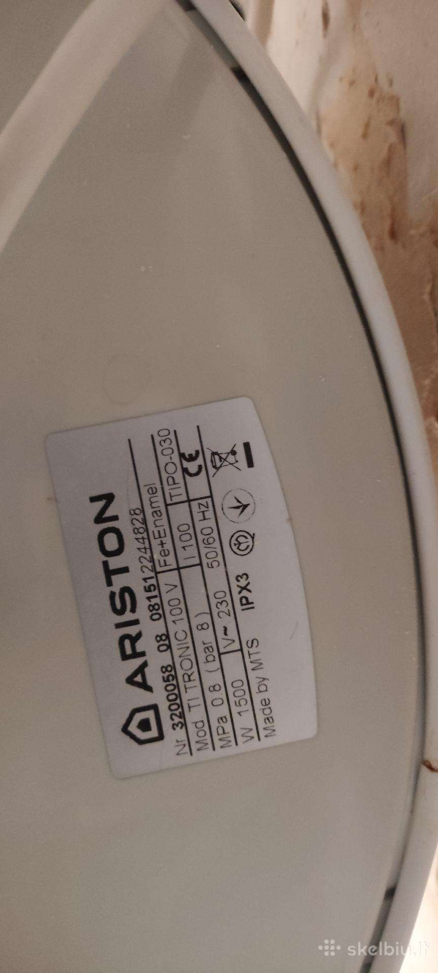 Ariston Ti tronic 100 L boileris