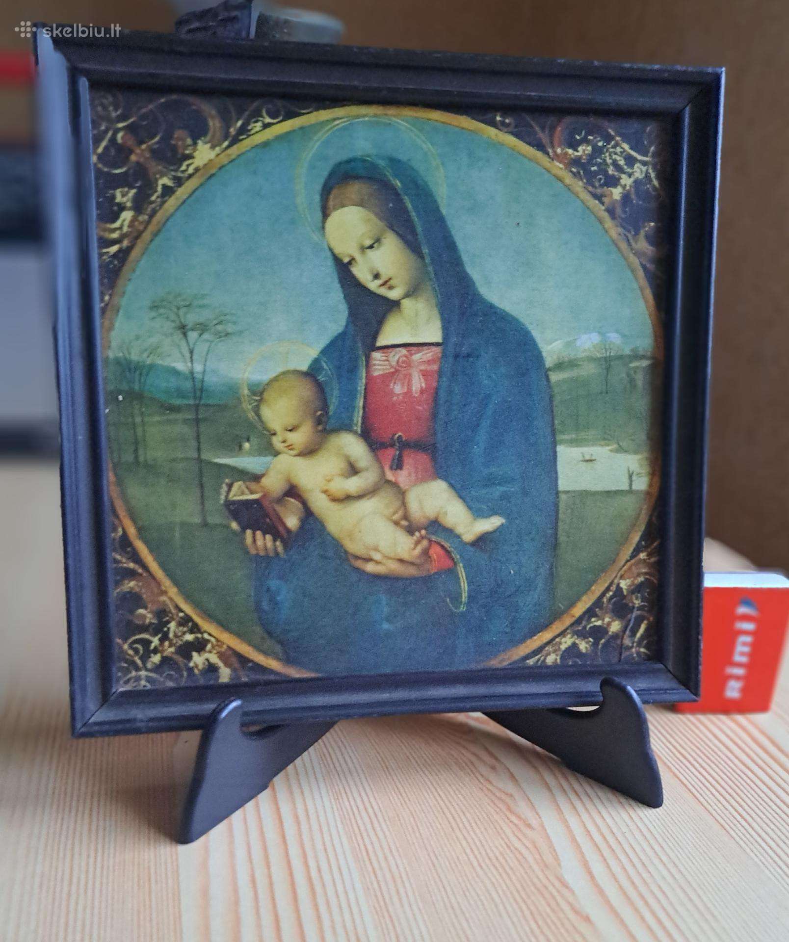 Įspūdingas retro sakralinis paveikslas.