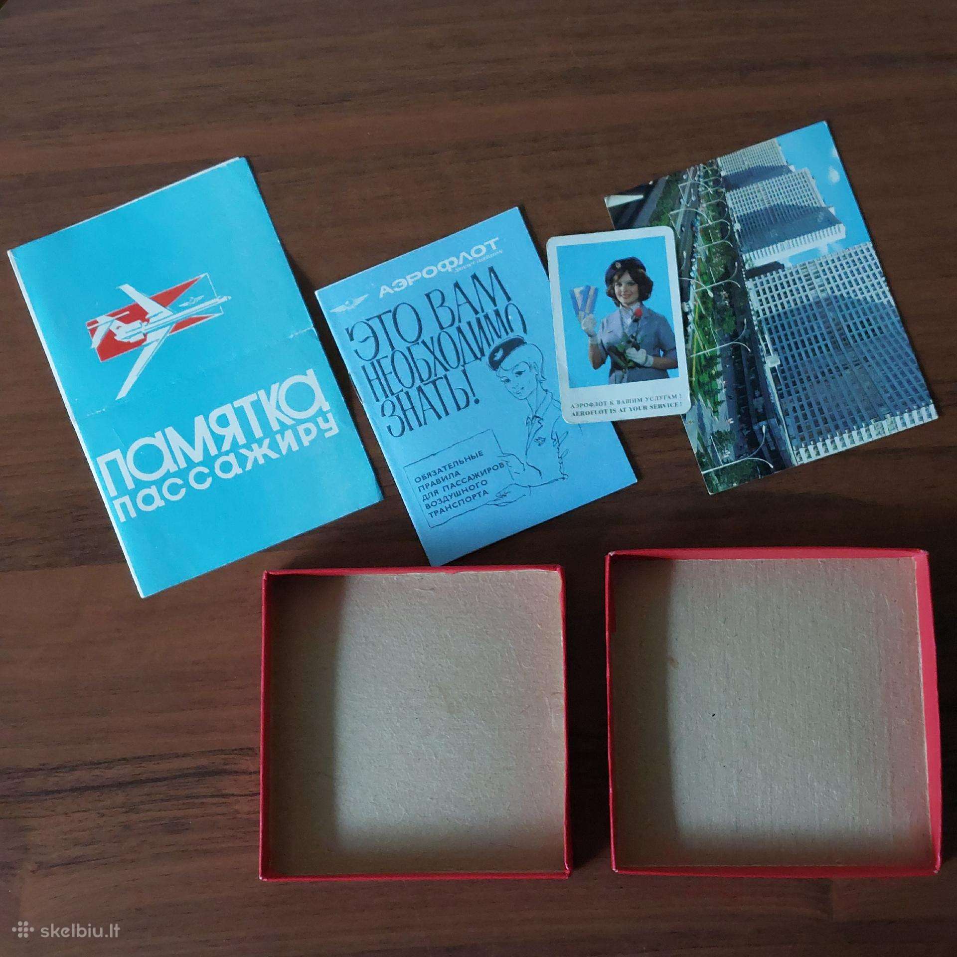 Aeroflot ,reklaminis rinkinys ( tarybinių laikų )