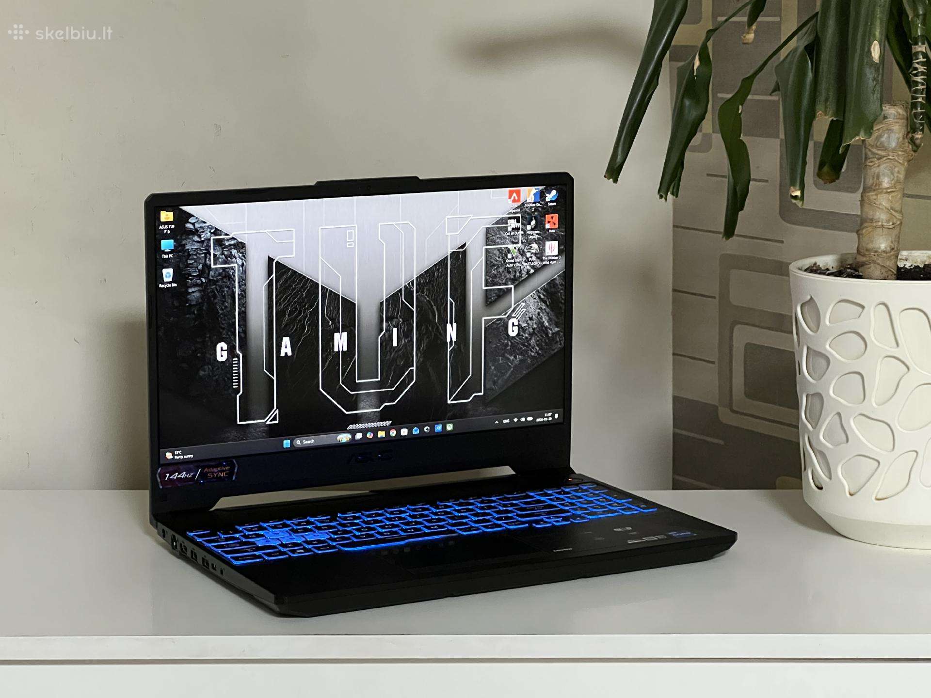 Parduodamas Asus Tuf su Rtx 3050, I5-11k, 144hz.