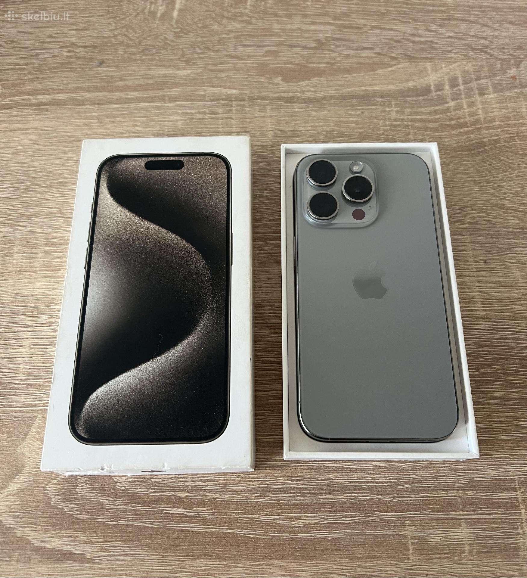 iPhone 15 Pro (256 GB) – Natural Titan