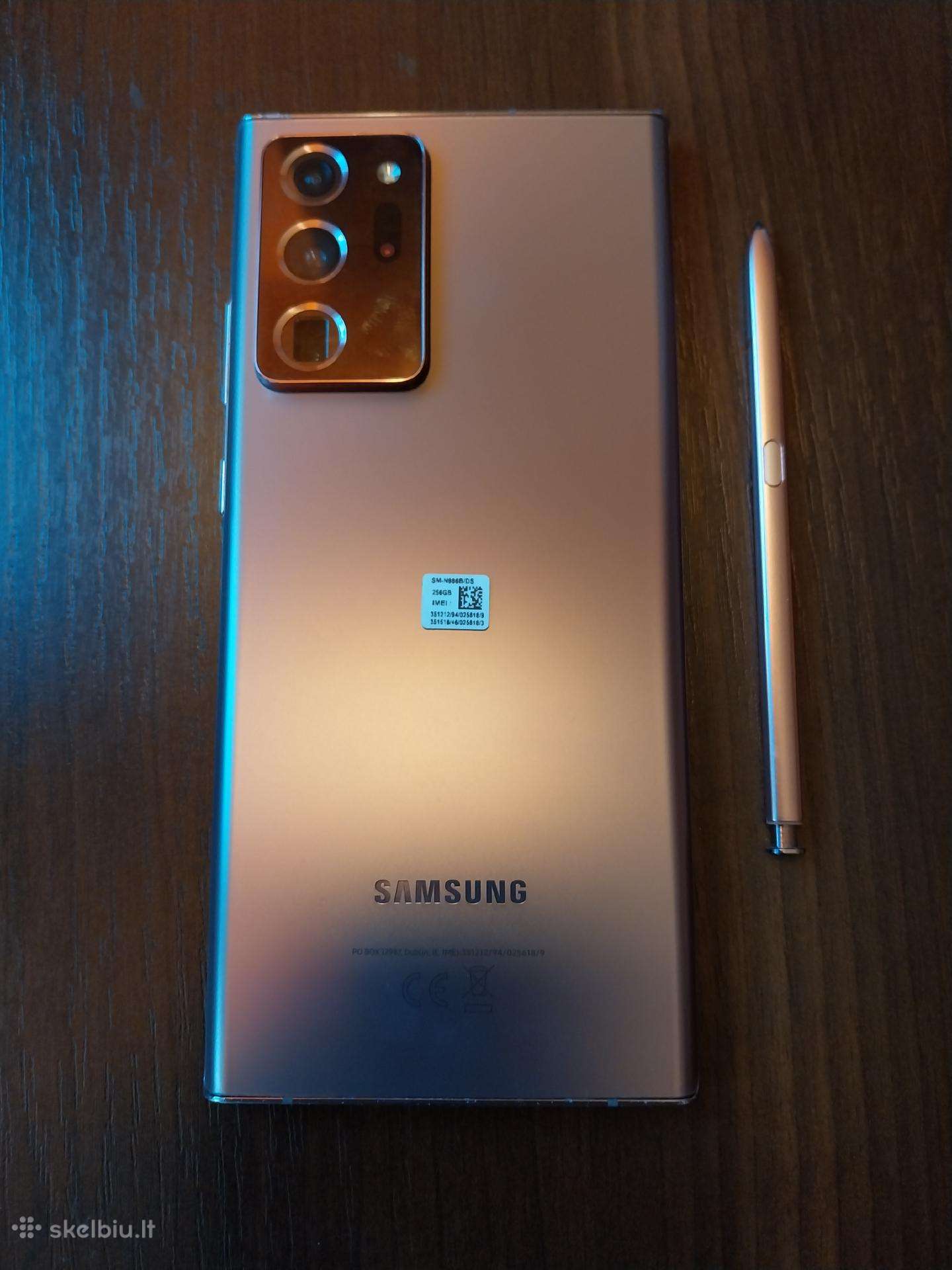 Parduodu Samsung Note20 Ultra 5G (256gb)