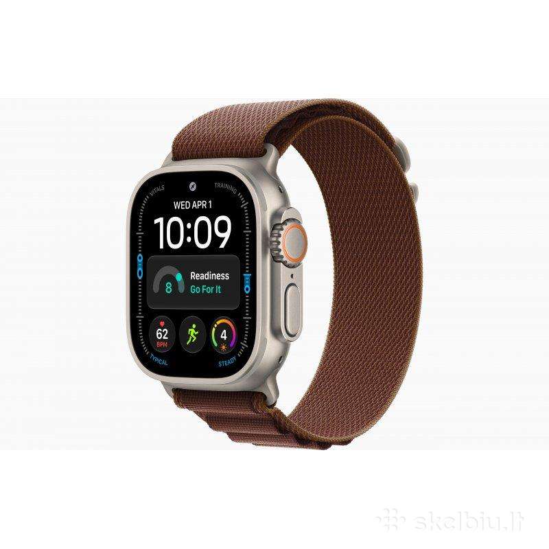 Apple Watch Ultra 4 Natural Titanium Burgundy