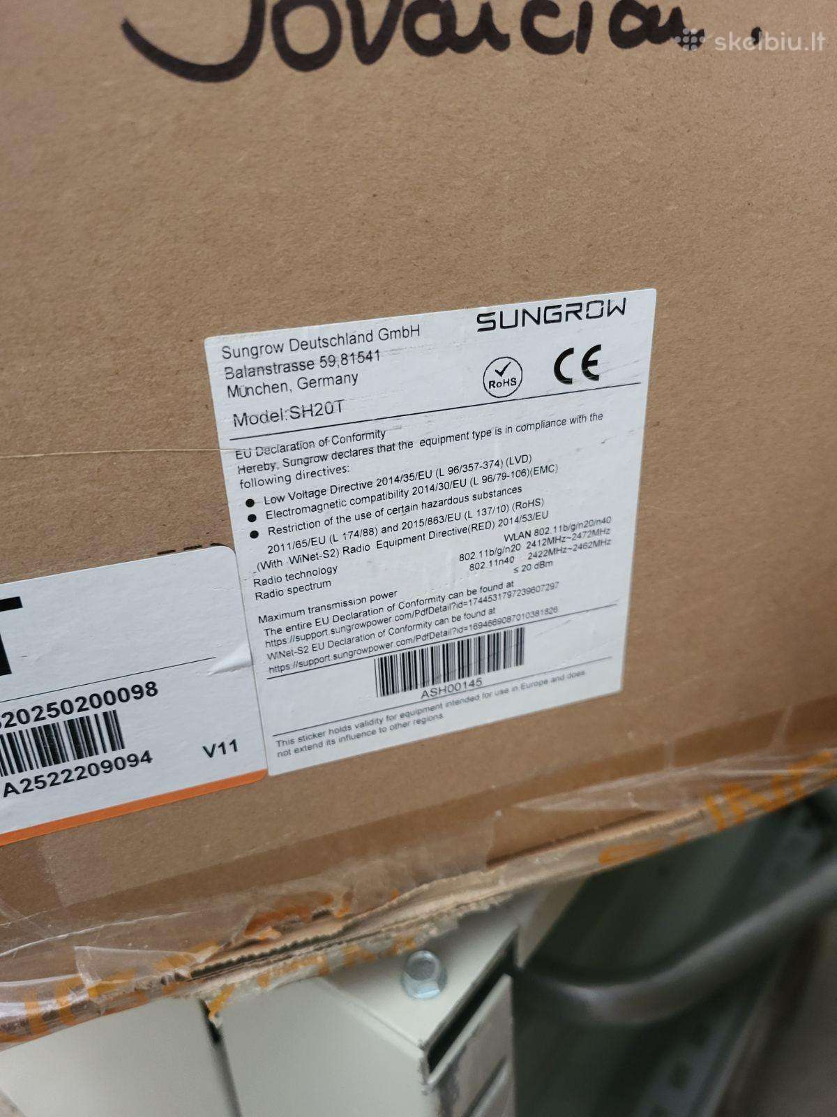 Hibridinis inverteris Sungrow