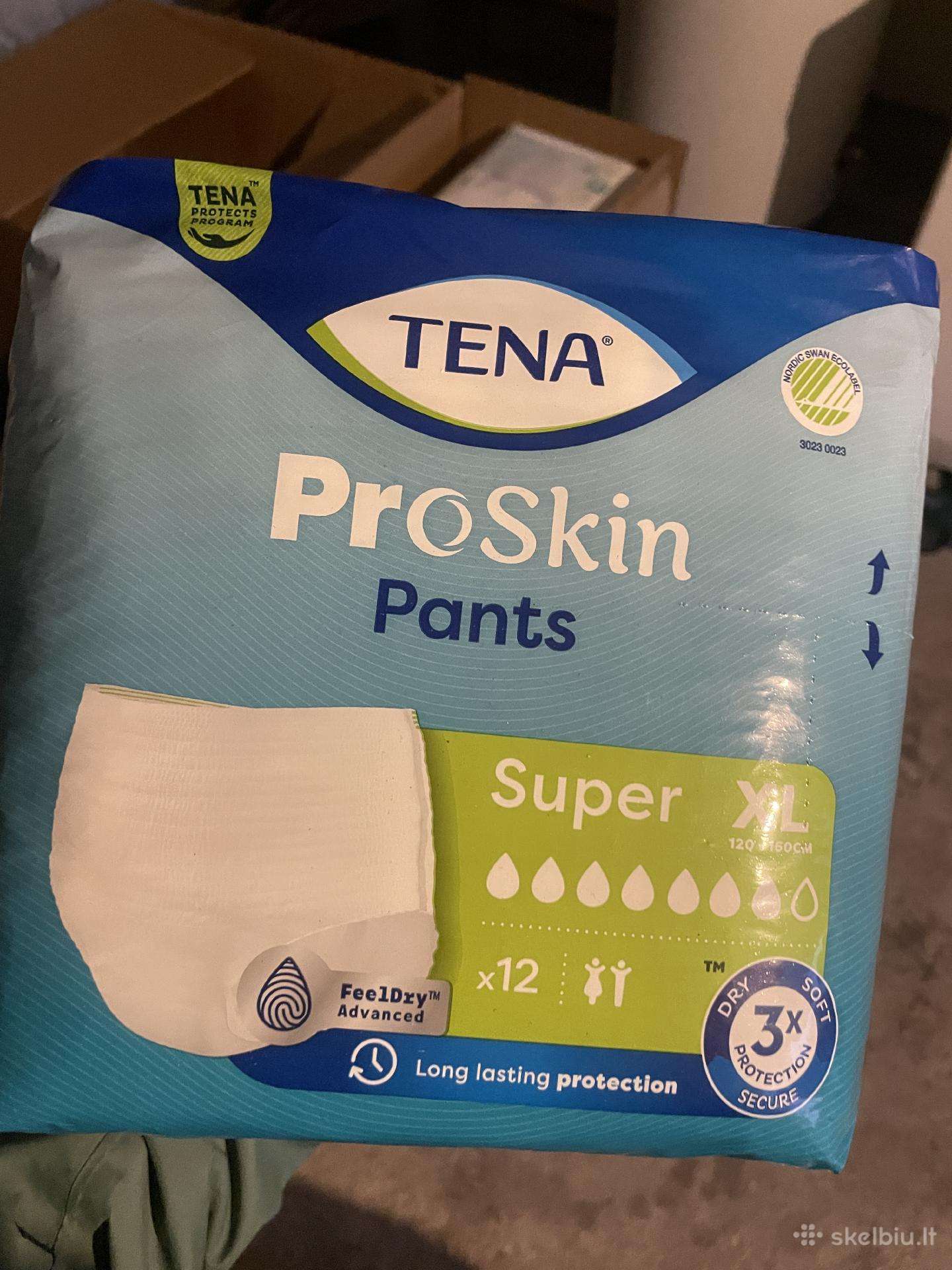Sauskelnes Suaugusiems Tena Super XL 12 vnt.