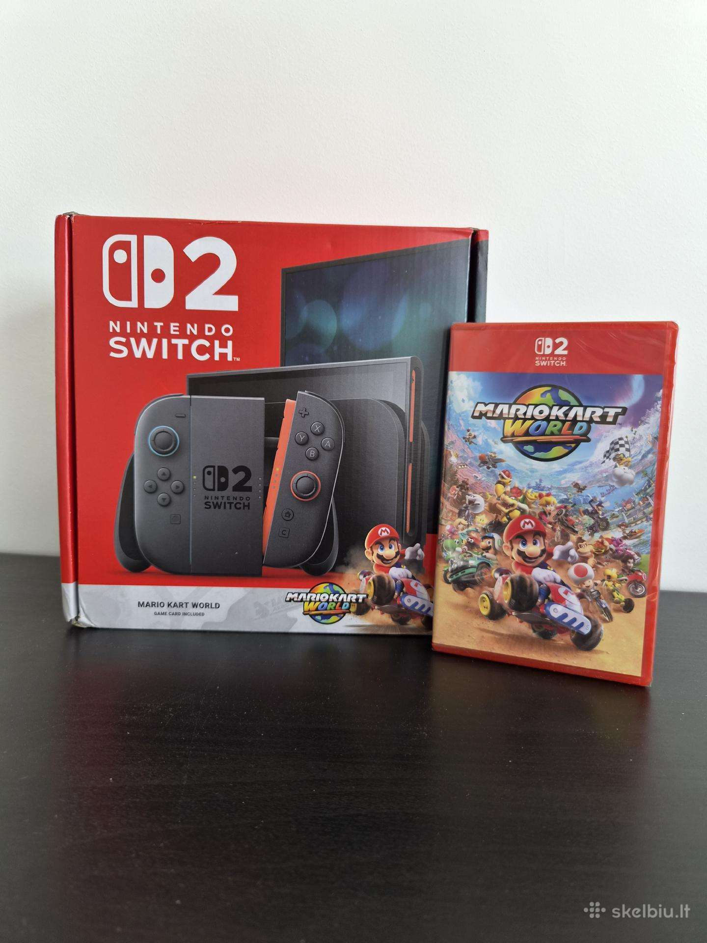 Naujas Nintendo Switch 2 + Mario Kart World