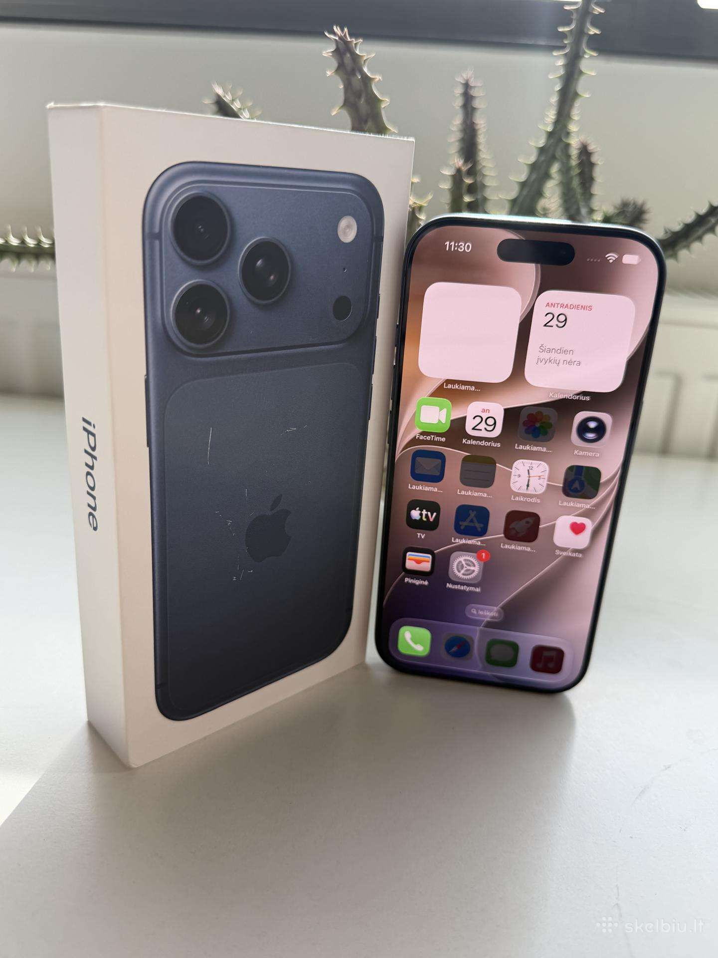 Ekspozicinis iPhone 17 Pro 256gb Deep Blue