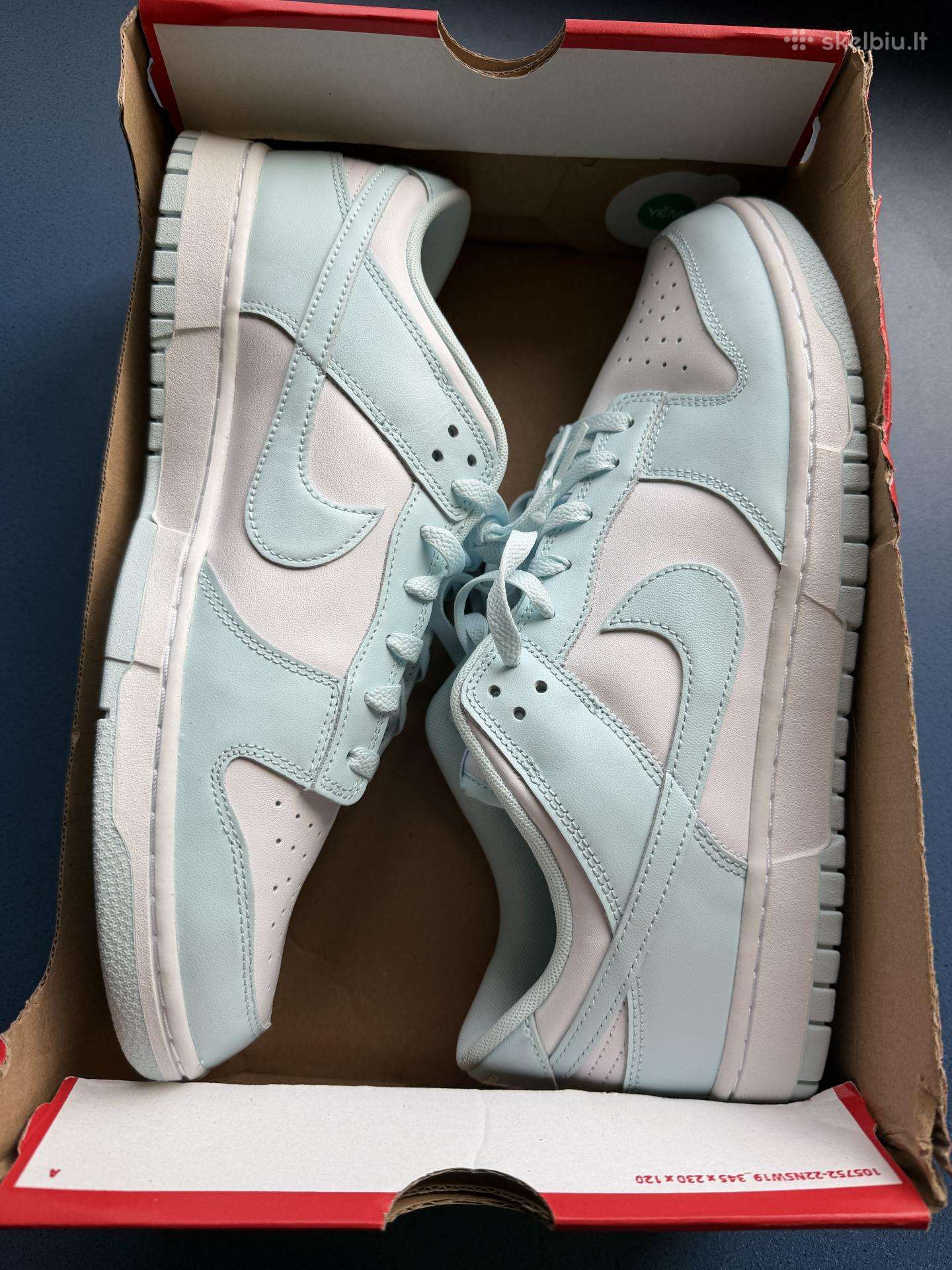 Nike Dunk Low Retro 47,5 31cm white/glacier blue