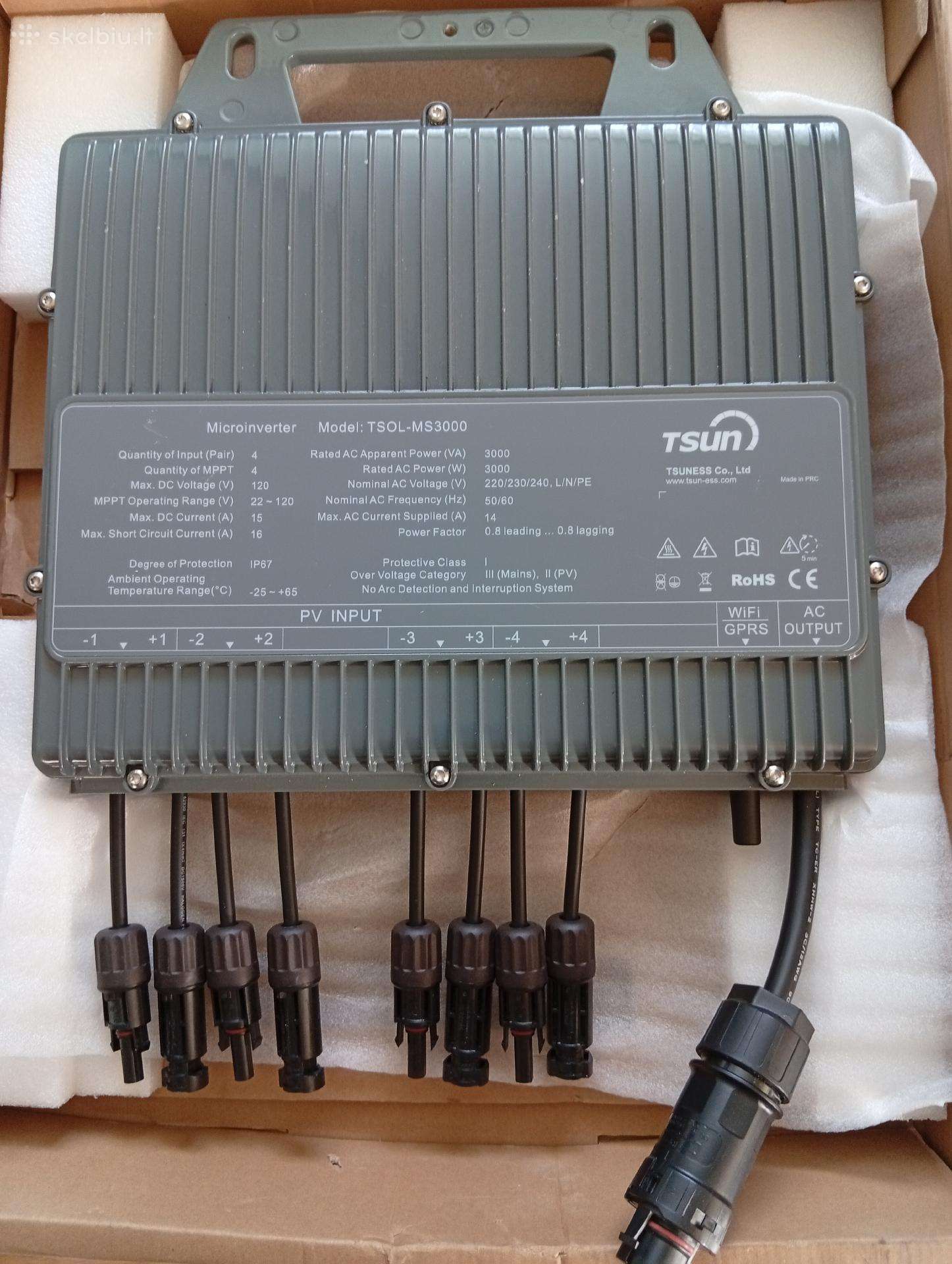 Mikroinverteris Tsun Titan Tsol-ms3000 -3kw