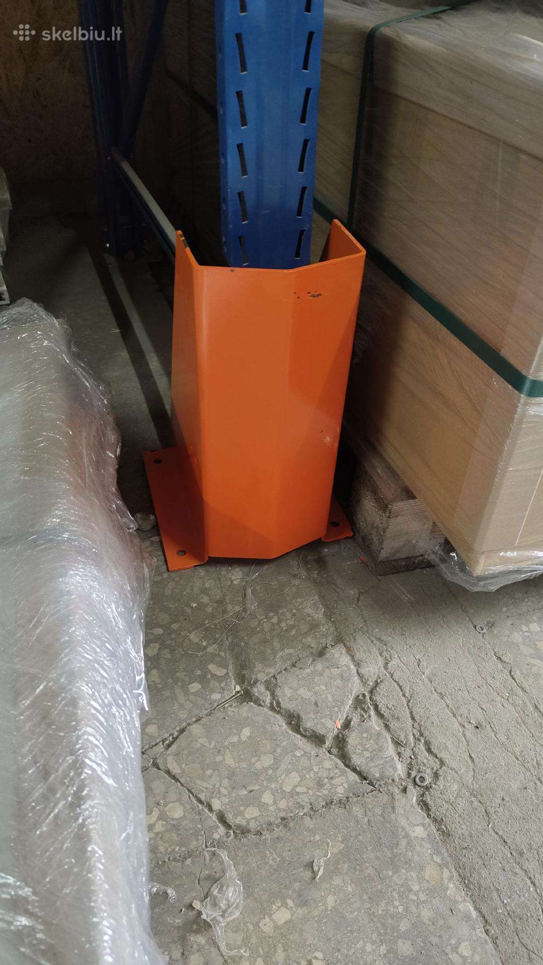 Paletinių stelažų stovų apsaugos