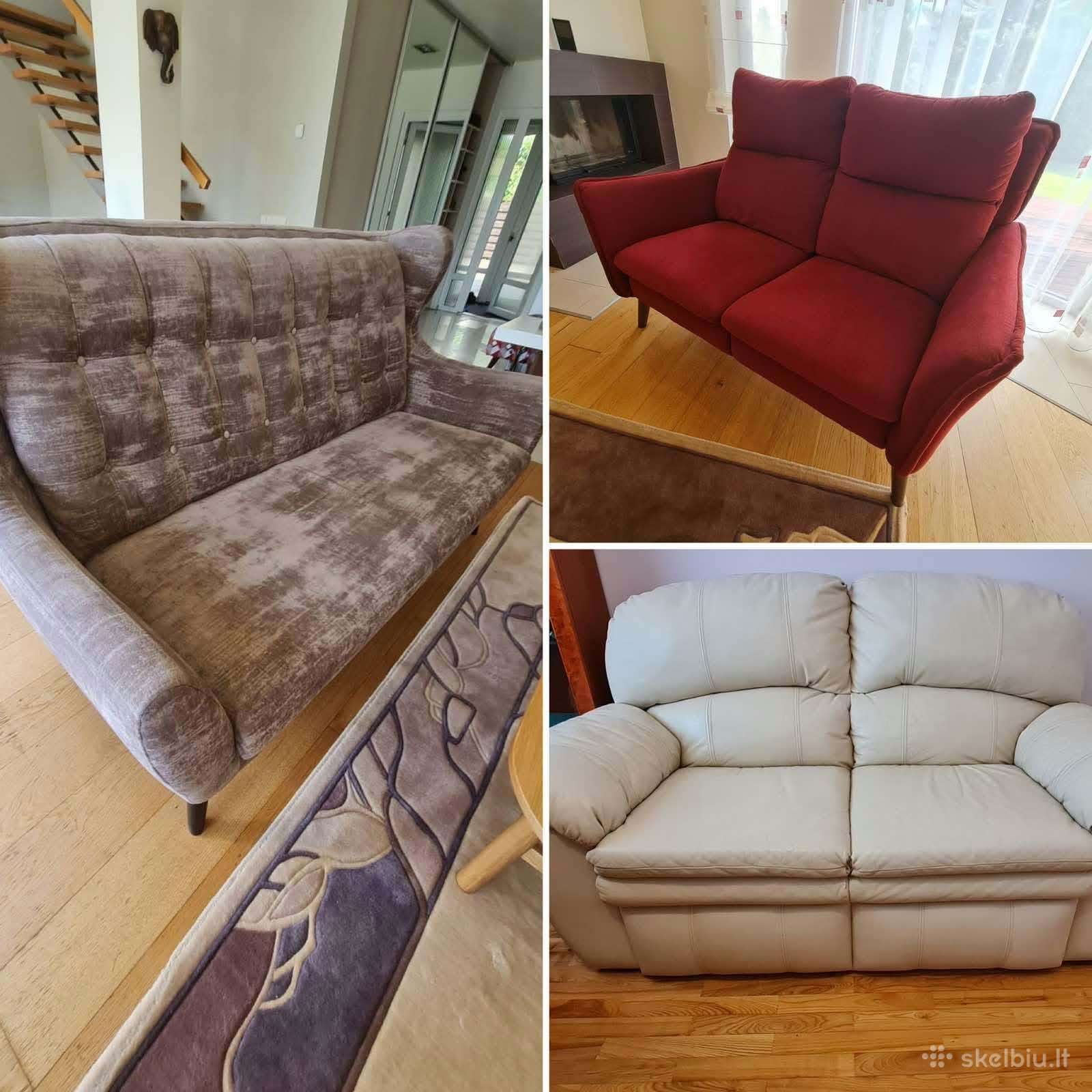 Sofa,svetainės minkštų baldų komplektas