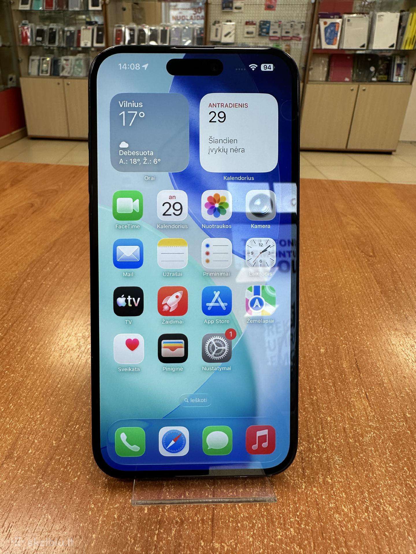Apple iPhone 16 Plus 128 GB (Naudotas)