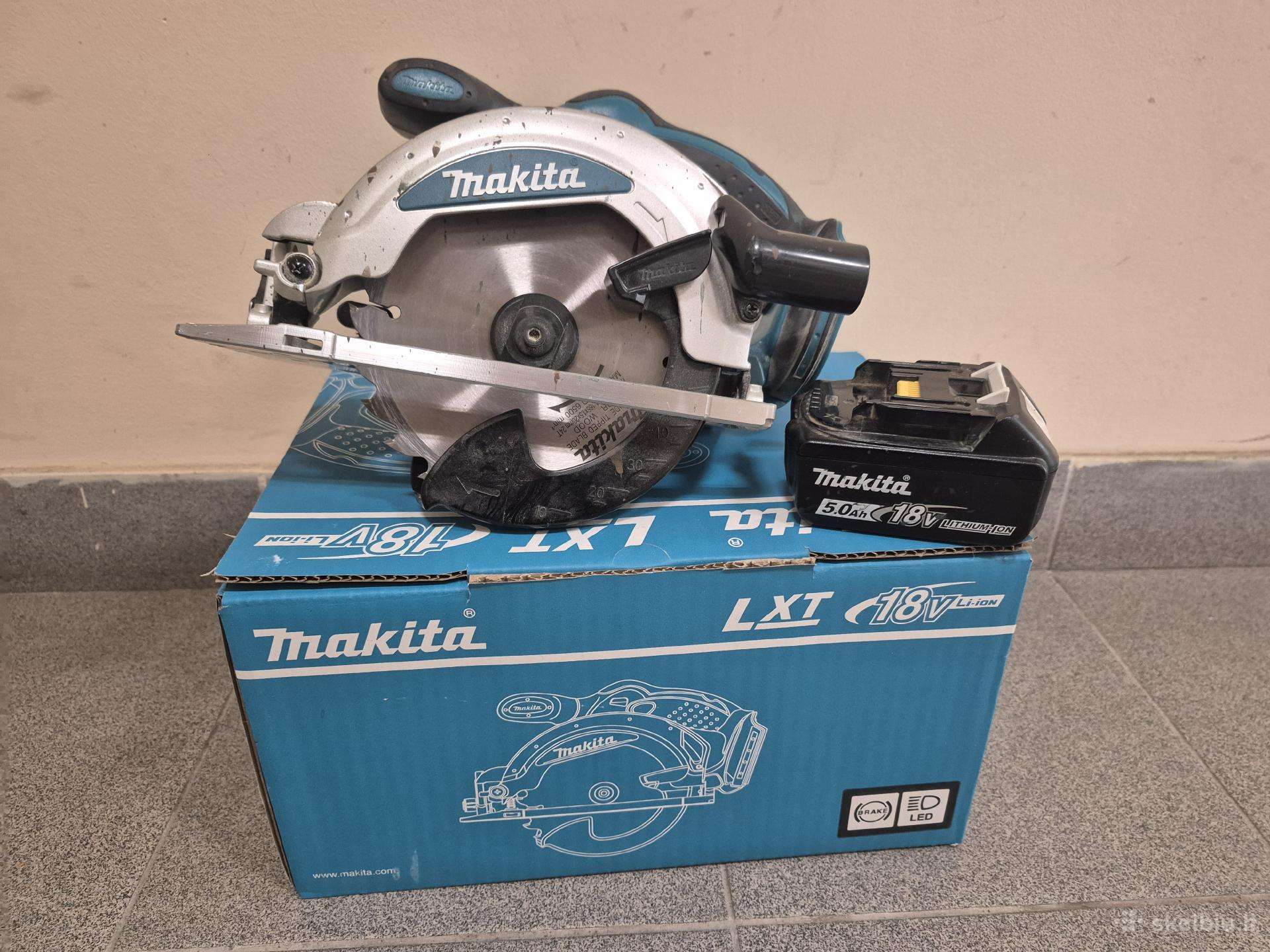 Makita diskinis pjuklas Dss610z 18v Garantija