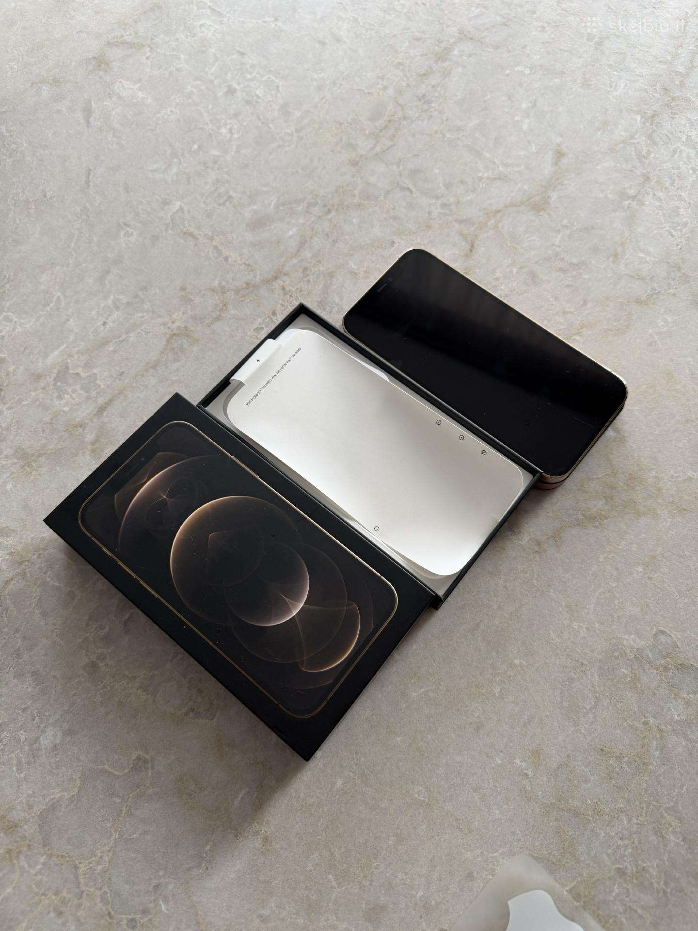 iPhone 12 Pro Auksinis / Gold (Su Dėžute)