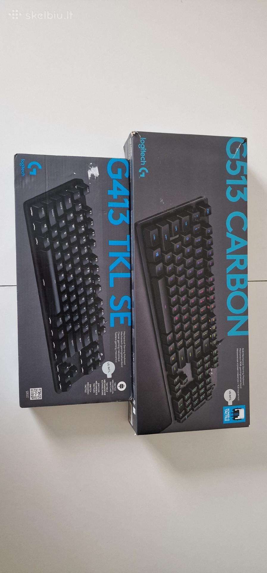 Logitech klavieturos.