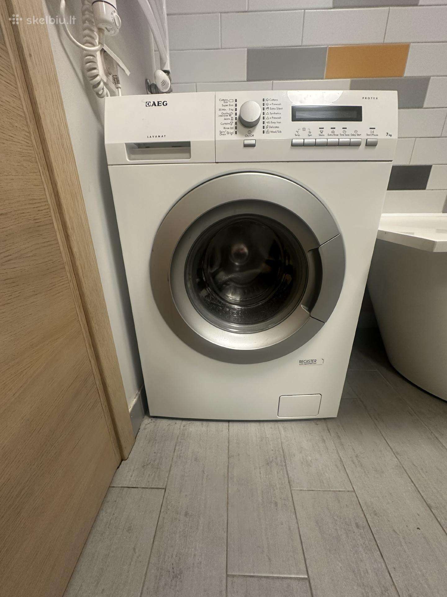 Parduodama naudota Aeg skalbimo mašina – 75 €