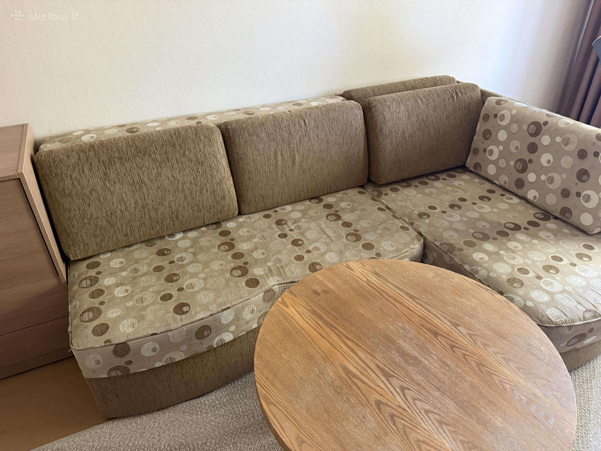 Dovanojam kampine sofa su foteliu, sekcija!
