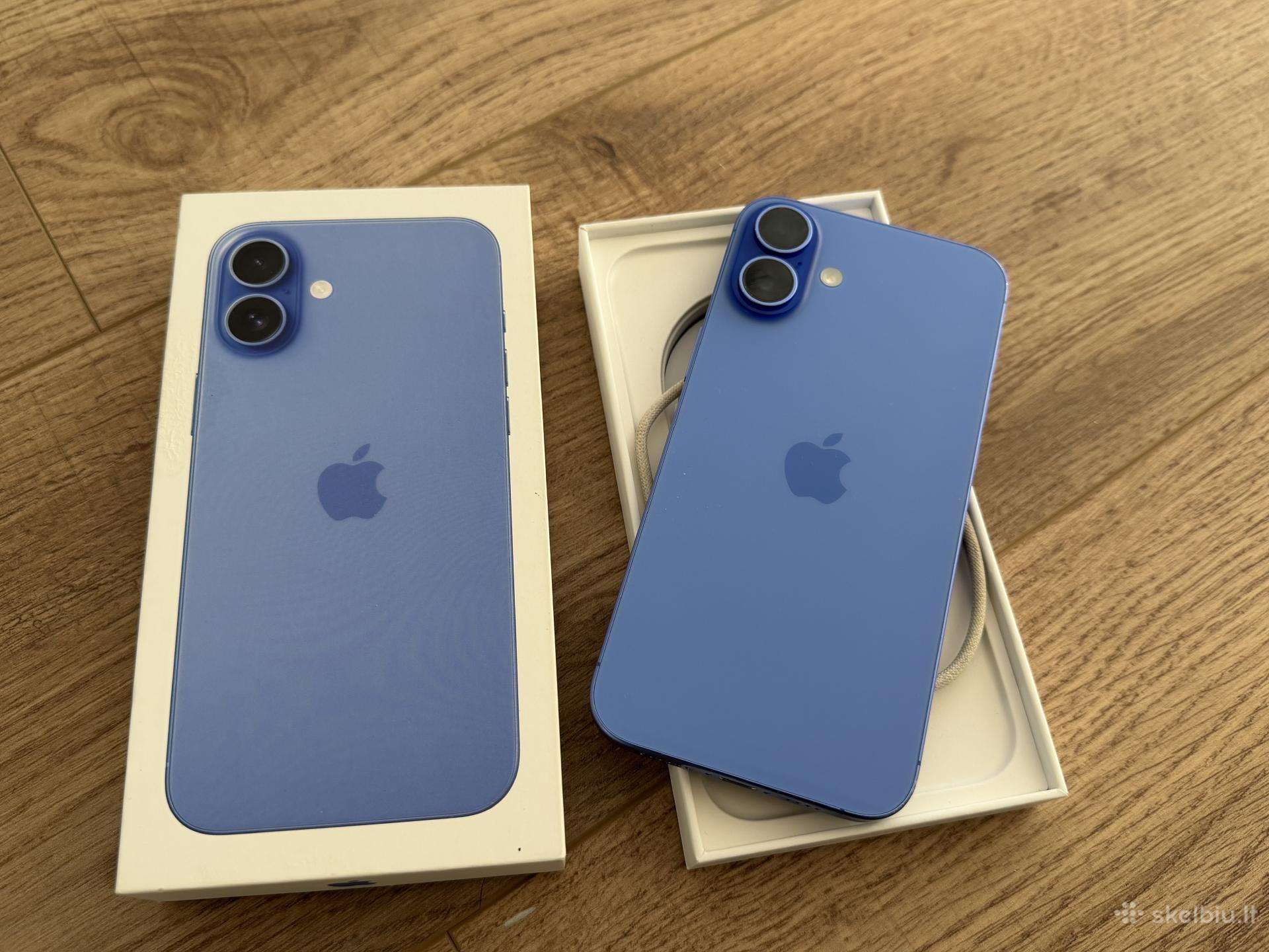 iPhone 16plus 128gb 92% pilnas komplektas