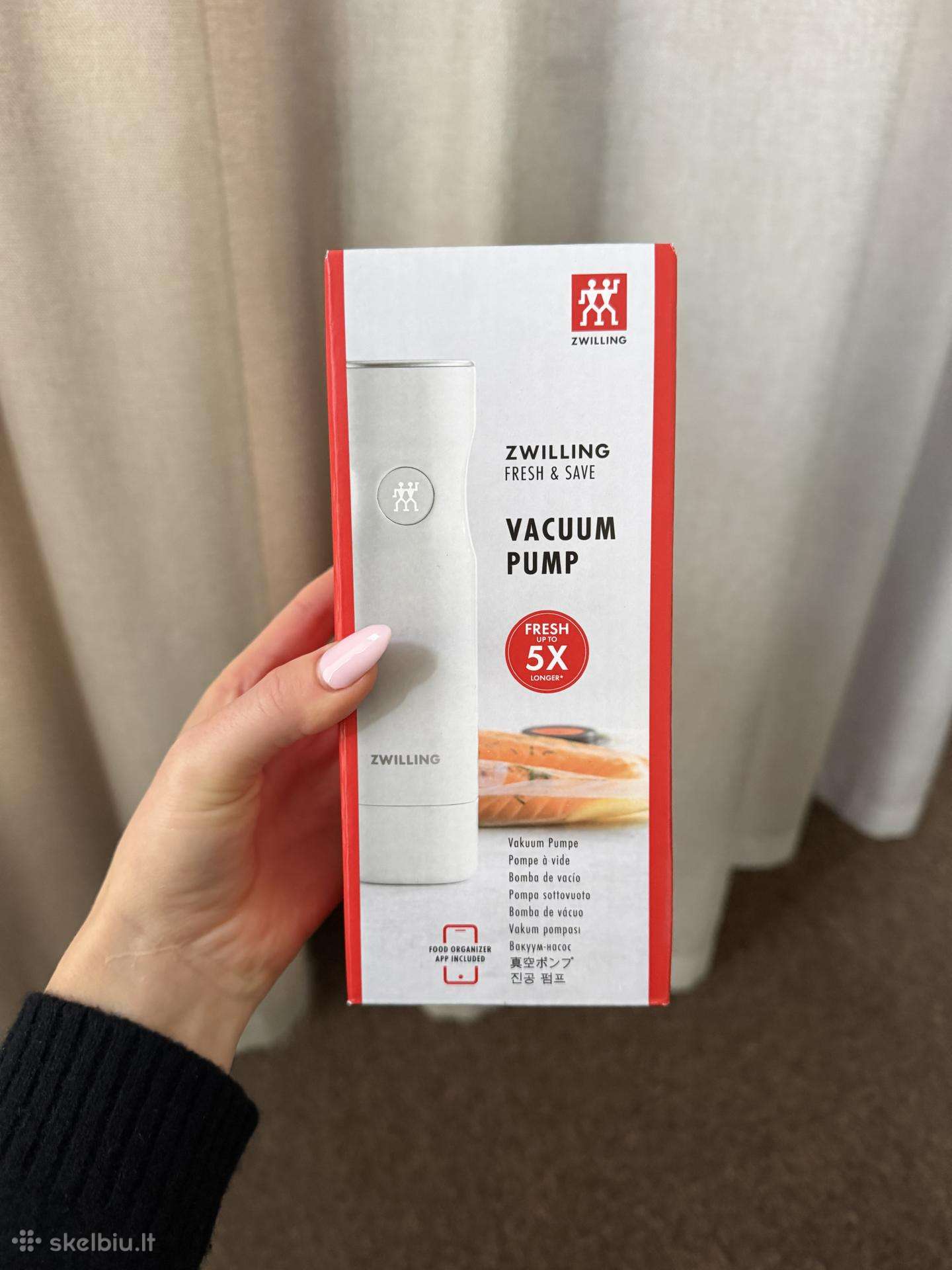 Zwilling pompa vakuumavimui maisto produktams