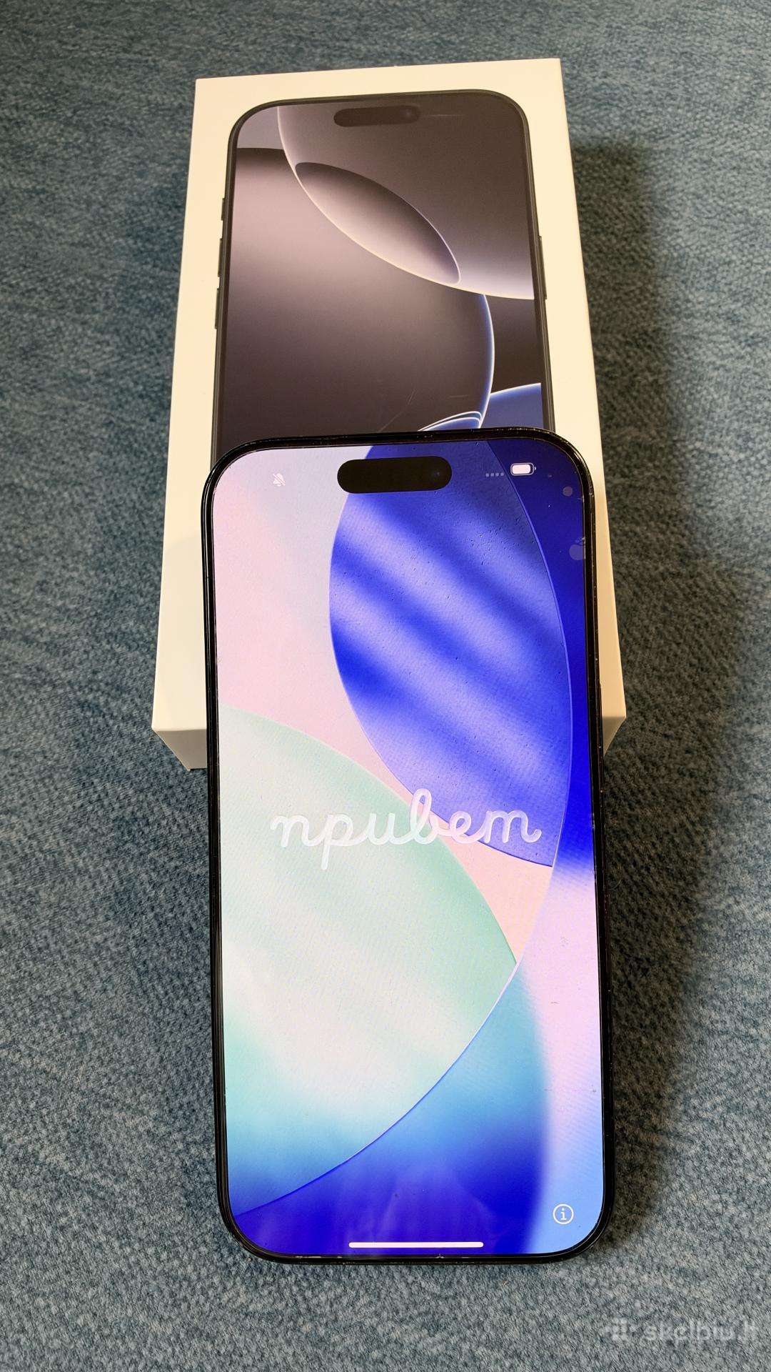 Parduodu iPhone 16 Pro, Black Titanium, 128gb