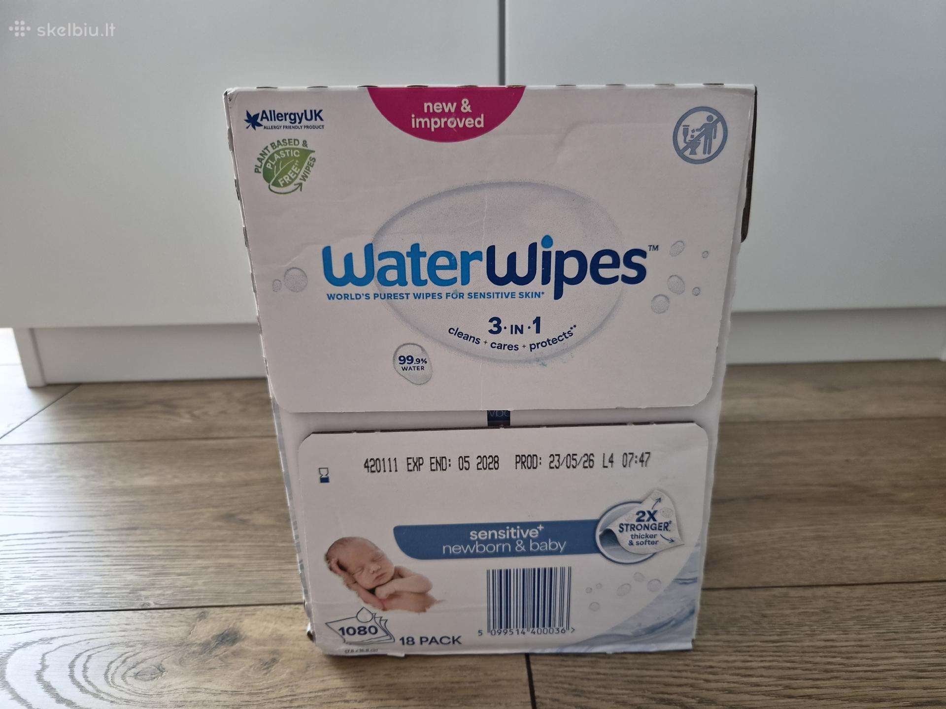 Water Wipes servetėlės 1080vnt