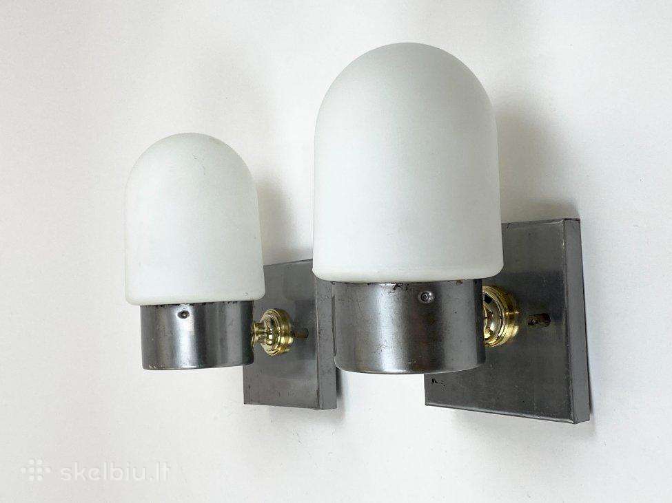 Mid century sieniniai šviestuvai 2 vnt. Komplektas