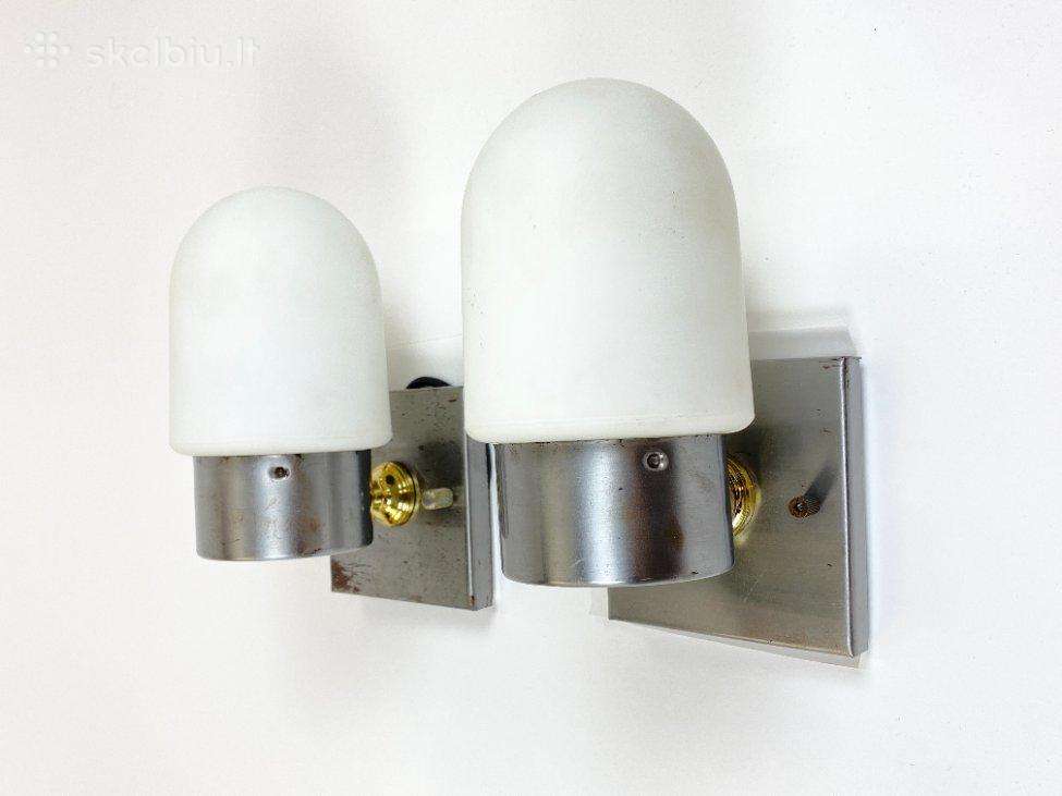Mid century sieniniai šviestuvai 2 vnt. Komplektas
