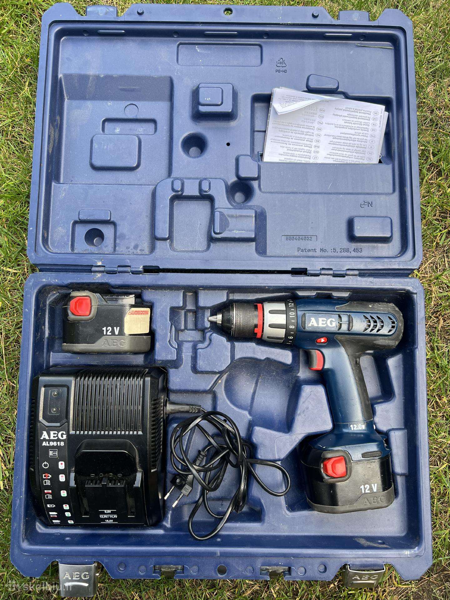 Aeg Bs 12 X-r akumuliatorinis suktuvas