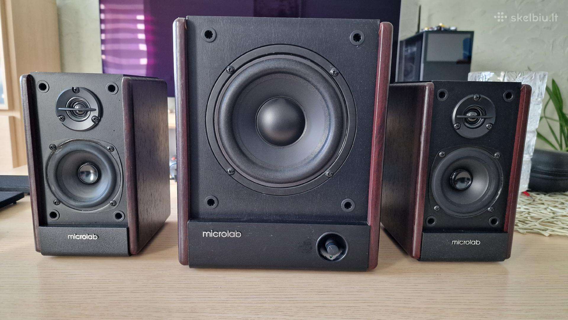 Microlab Fc330 garso koloneles.