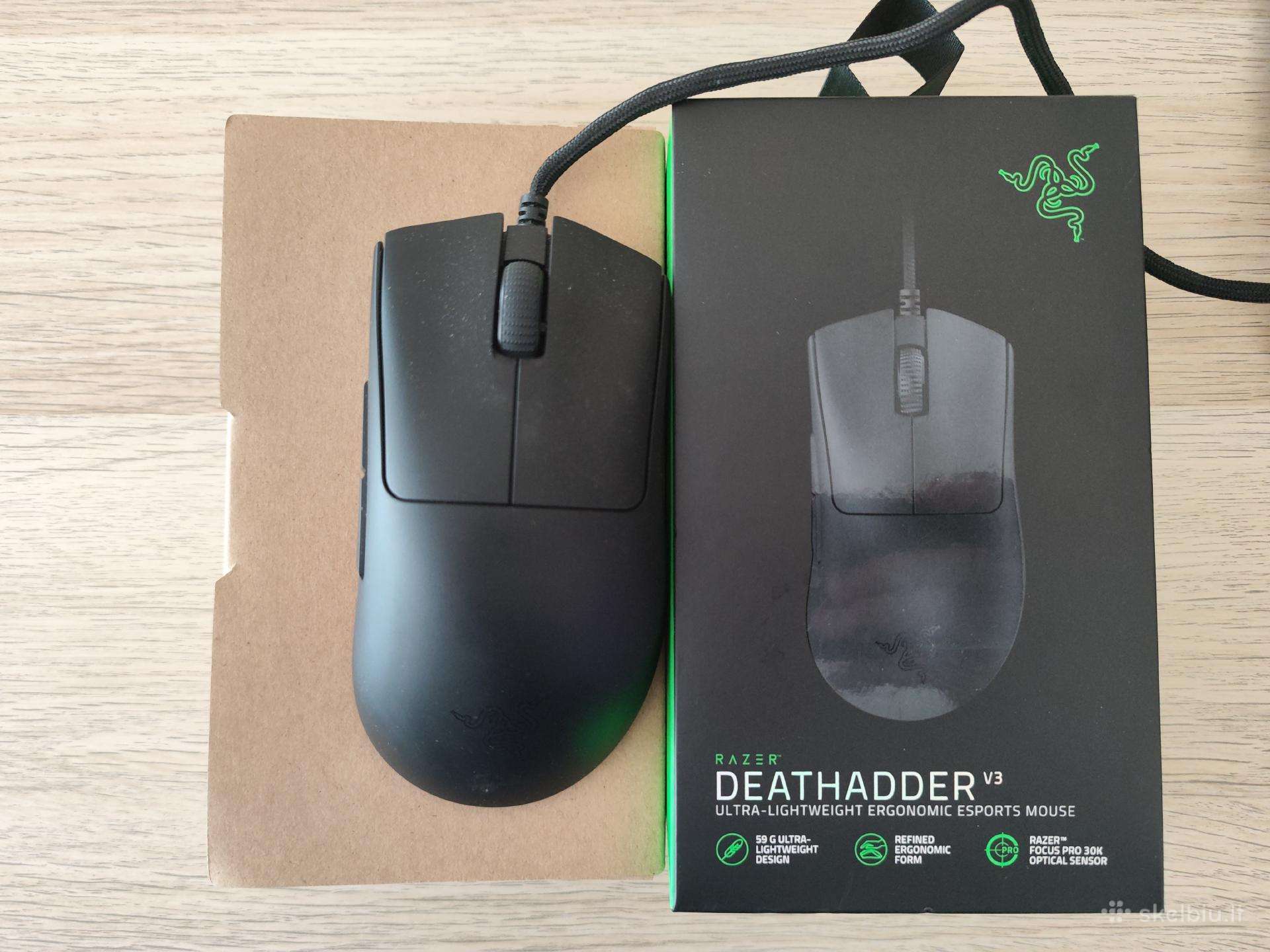 Razer Deathadder V3 žaidimų pelė