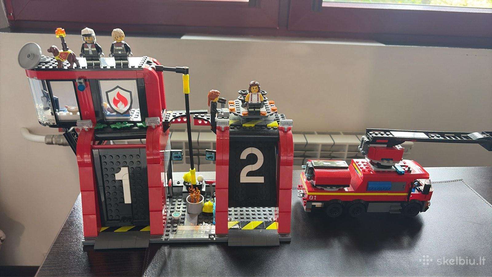 Lego gaisrinės miestelis