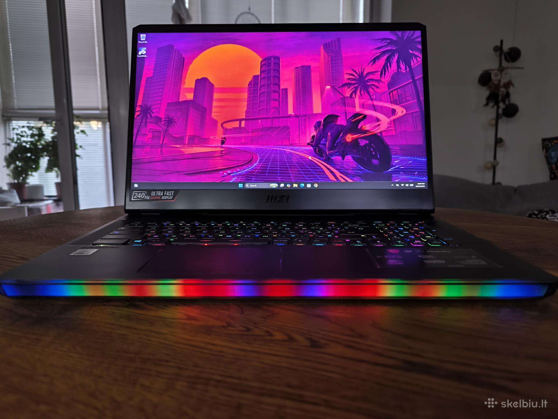 Msi Raider Ge76 17 coliu zaidimu kompiuteris