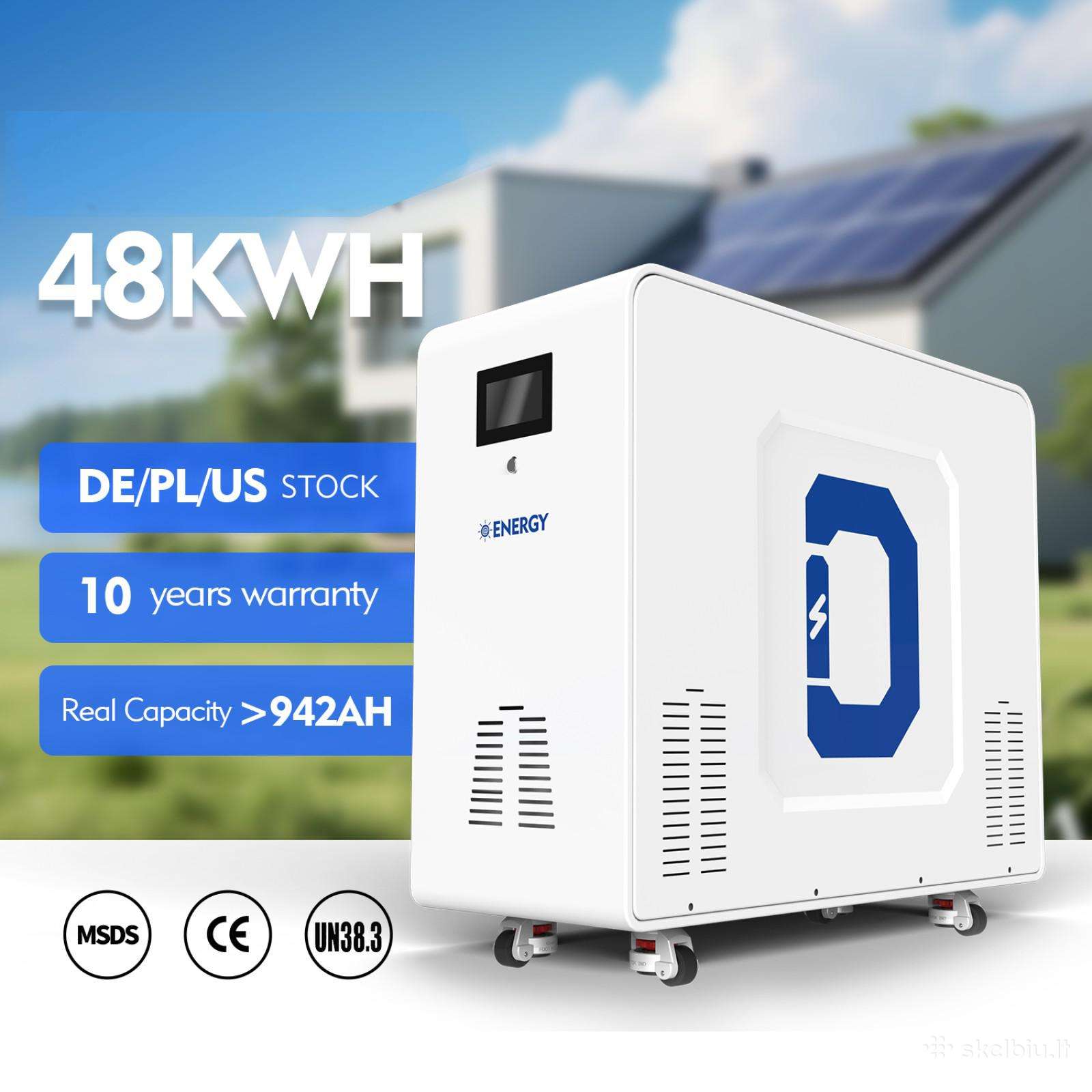 Pylotech Energijos Kaupiklis 48kwh žemo voltažo