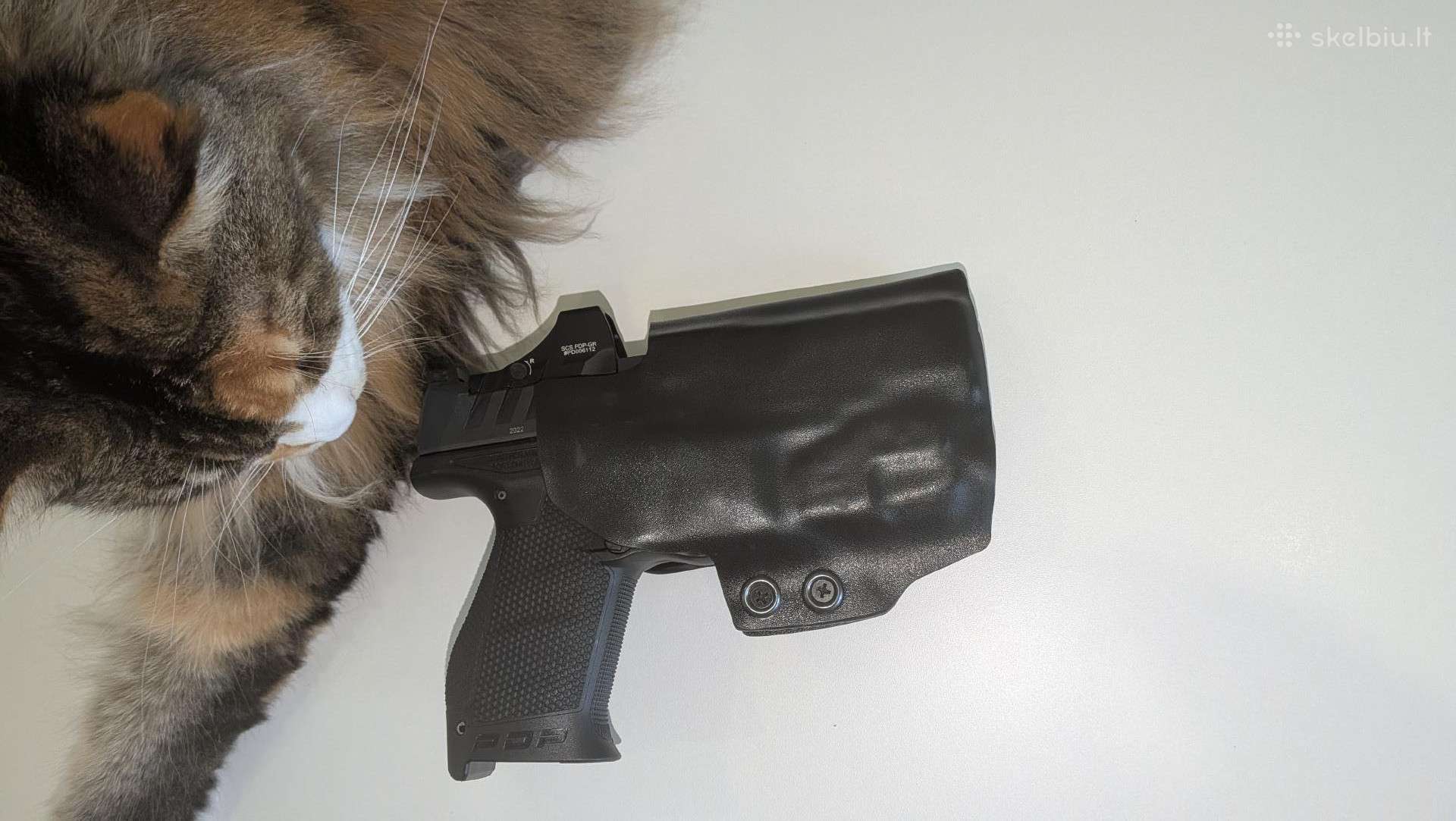 Kydex vidinis (Iwb) dėklas: Walther Pdp 4 + Tlr-7