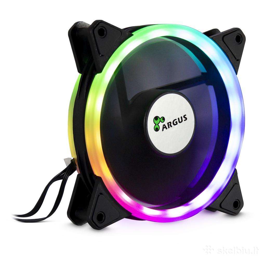 6x Argus 120mm Rgb ventiliatoriai korpusui