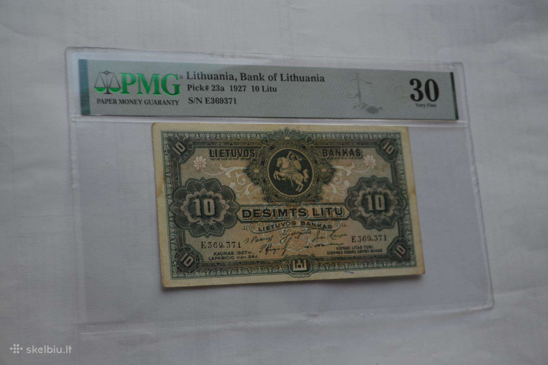 10 Litu 1927 m. E
