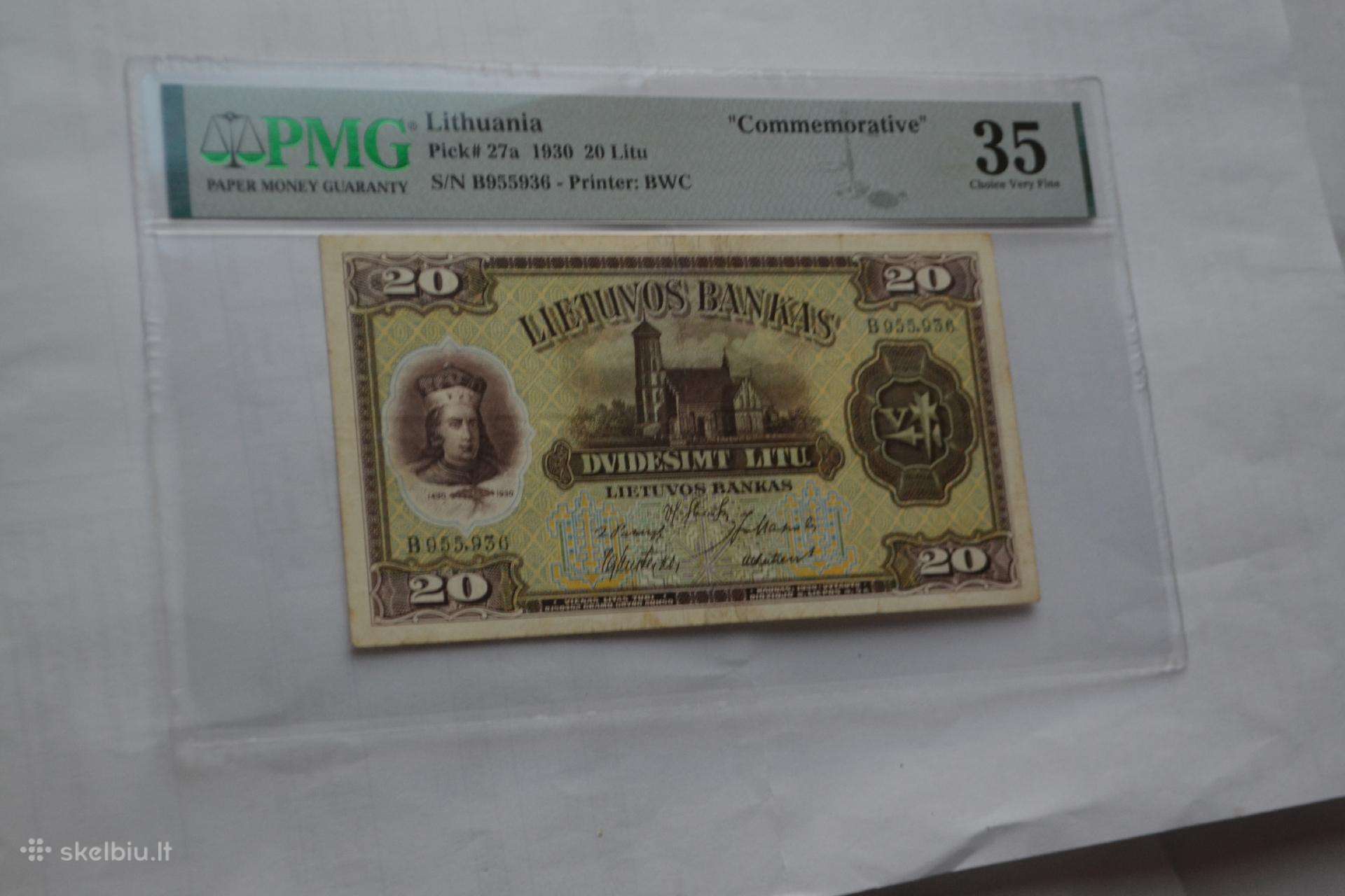 20 Litu 1930m.