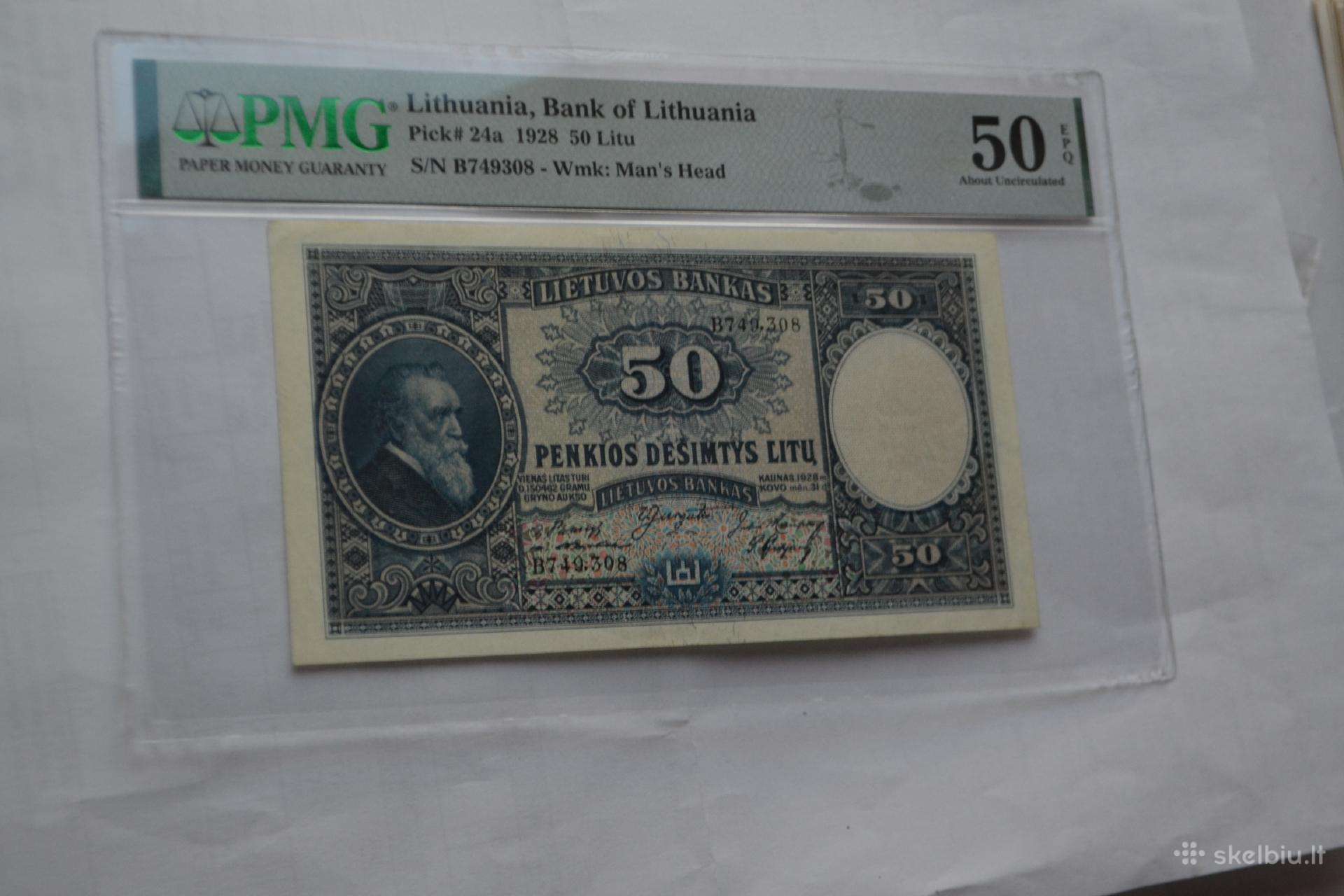 50 litu 1928 m.