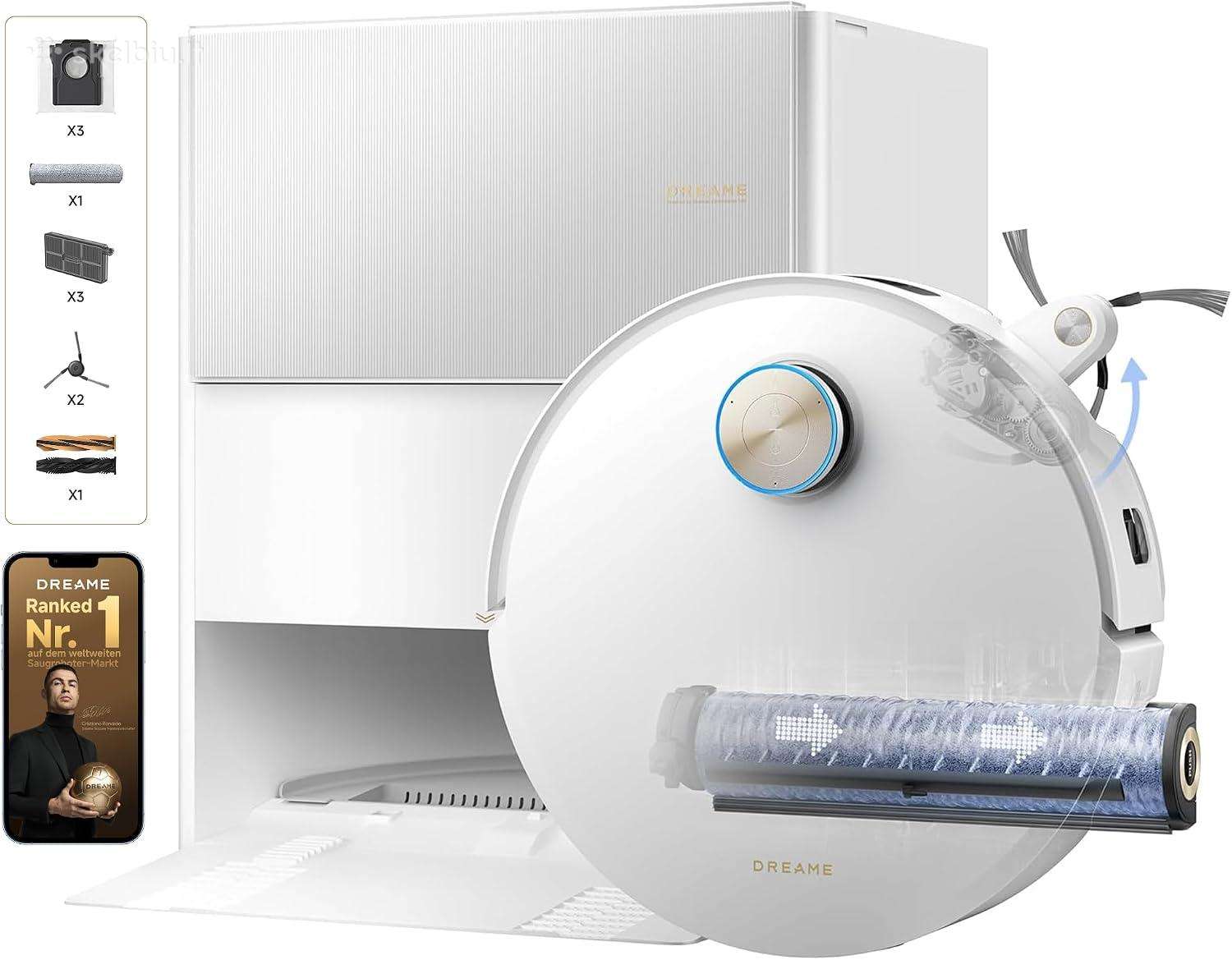 Dreame Aqua10 Ultra Roller compl. robotas siurblys