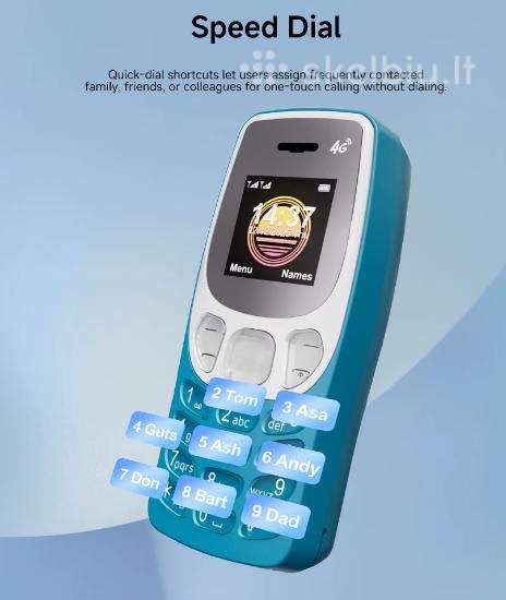 Naujas mini telefonas