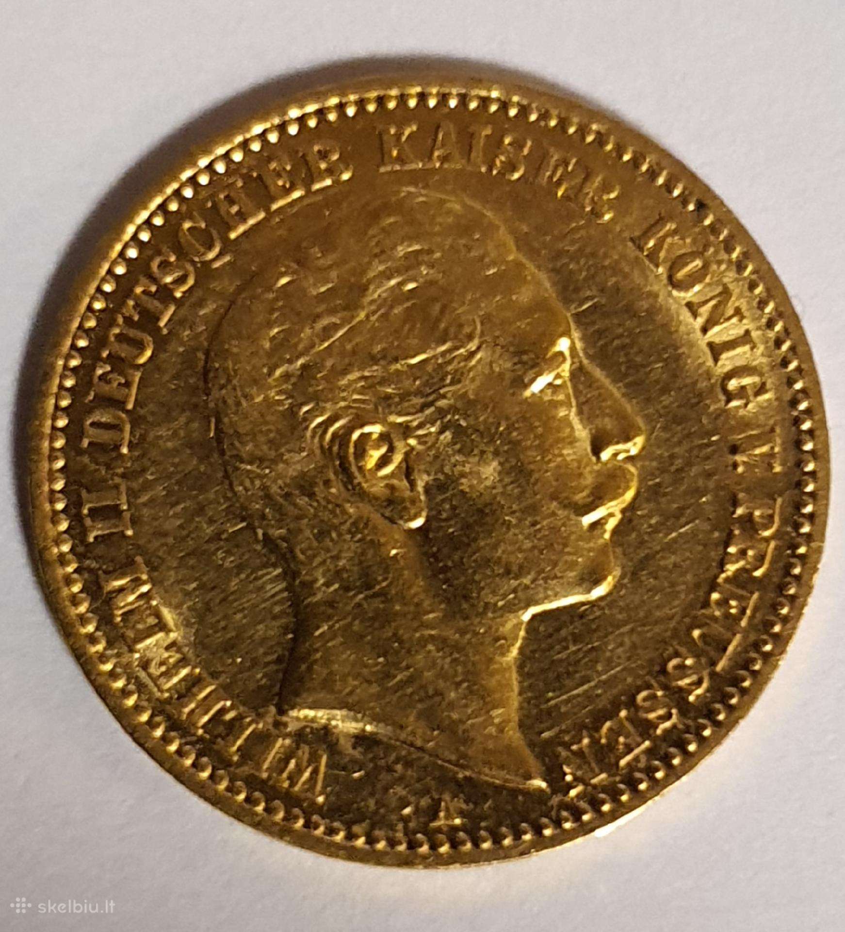 10 markiu auksine moneta