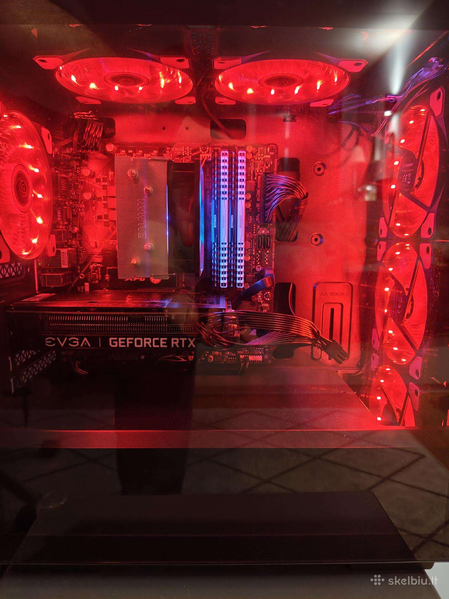 Žaidimų kompiuteris i7-10700 Rtx 3060ti 32gb RAM