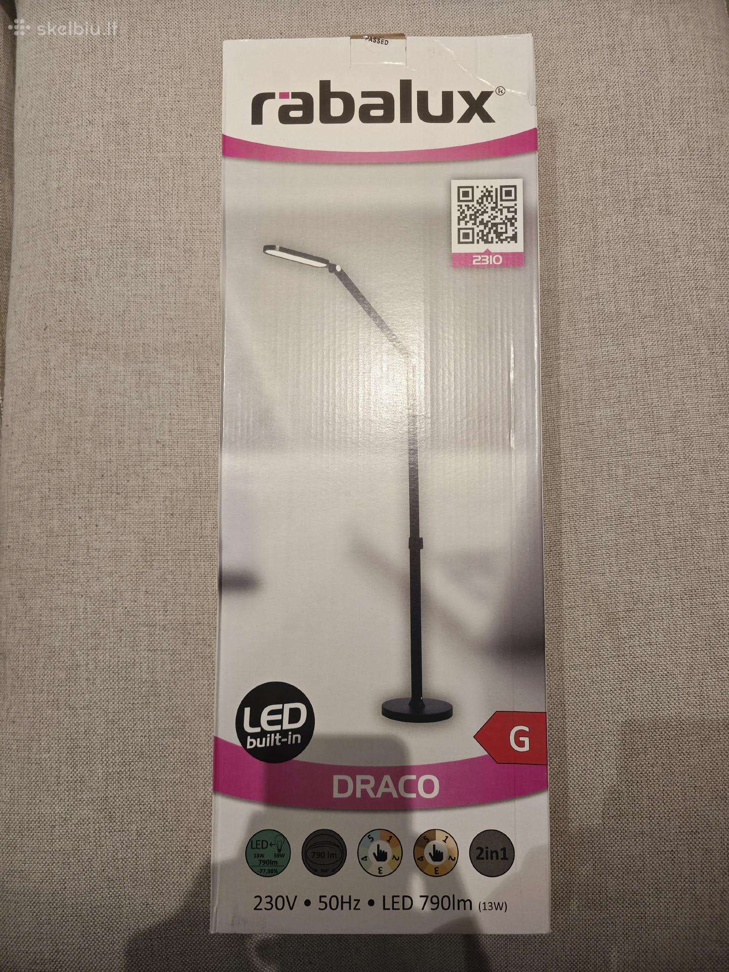 Rabalux Draco LED šviestuvas 790lm (naujas)