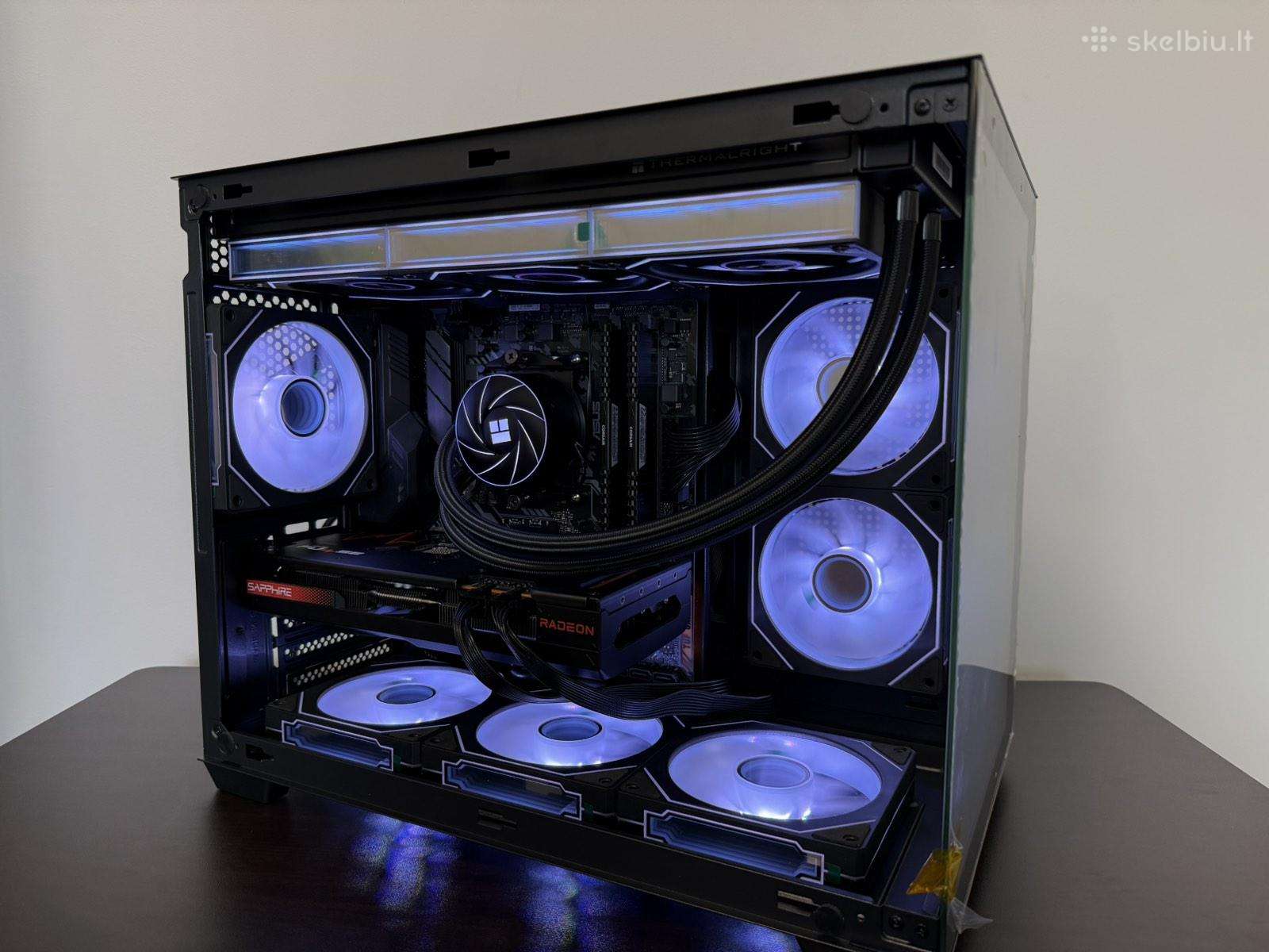 Žaidimų kompiuteris R7 5700x - Rx 7600xt 16gb - 1t