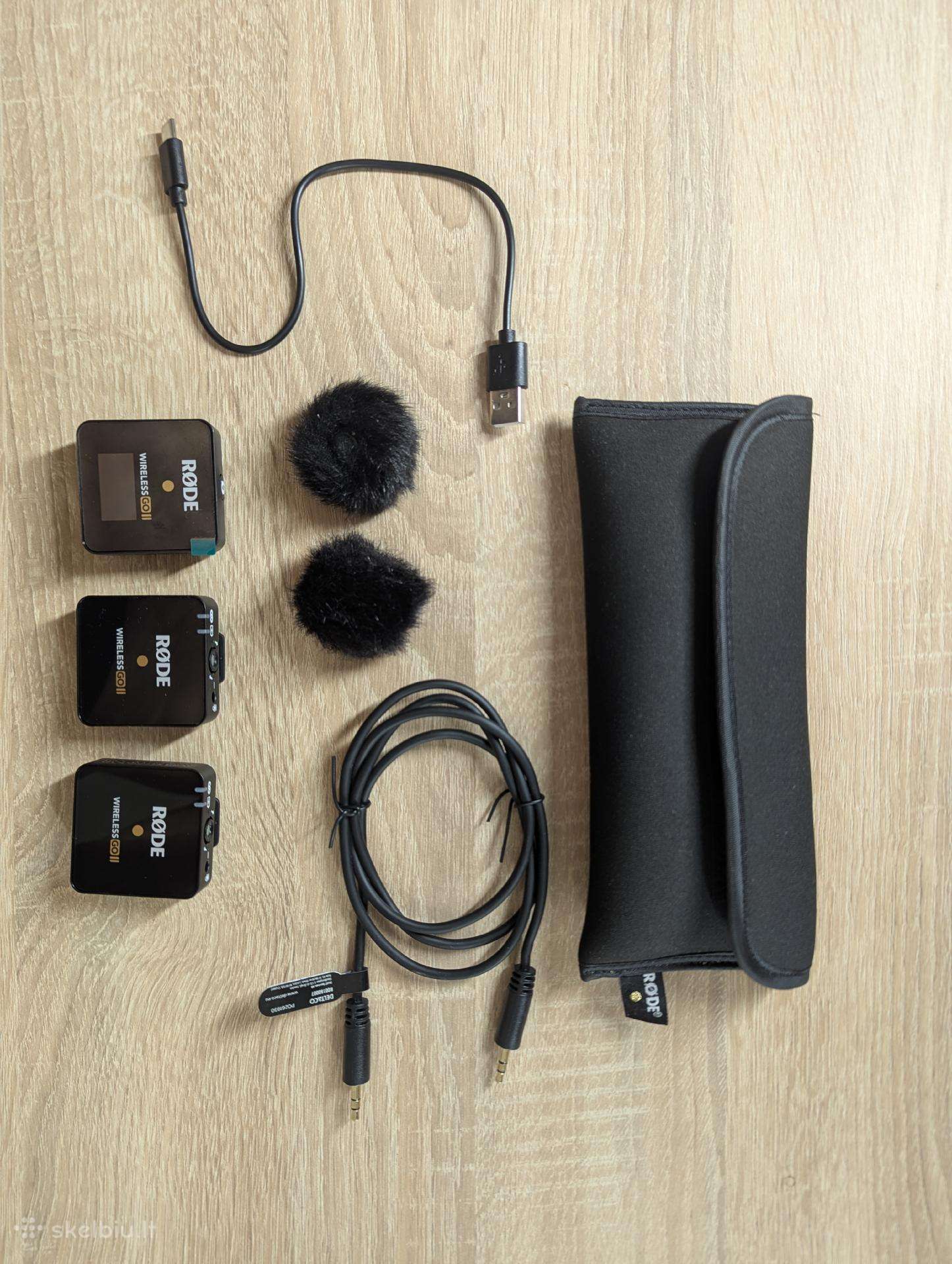 Parduodu Rode wireless go II komplektą