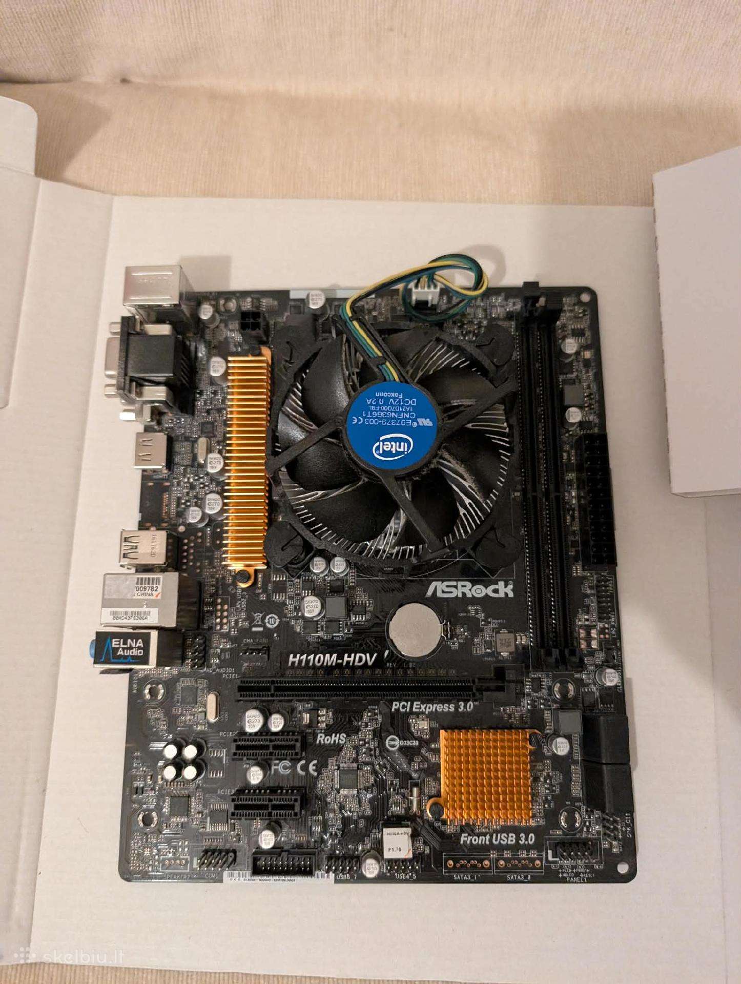 Asrock H110m-hdv + i5-6600