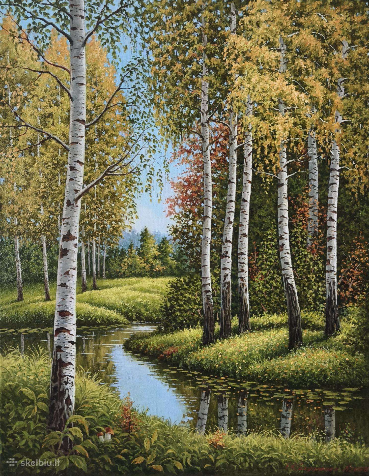 Aliejus, drobė 50 x 40 cm 350 euro